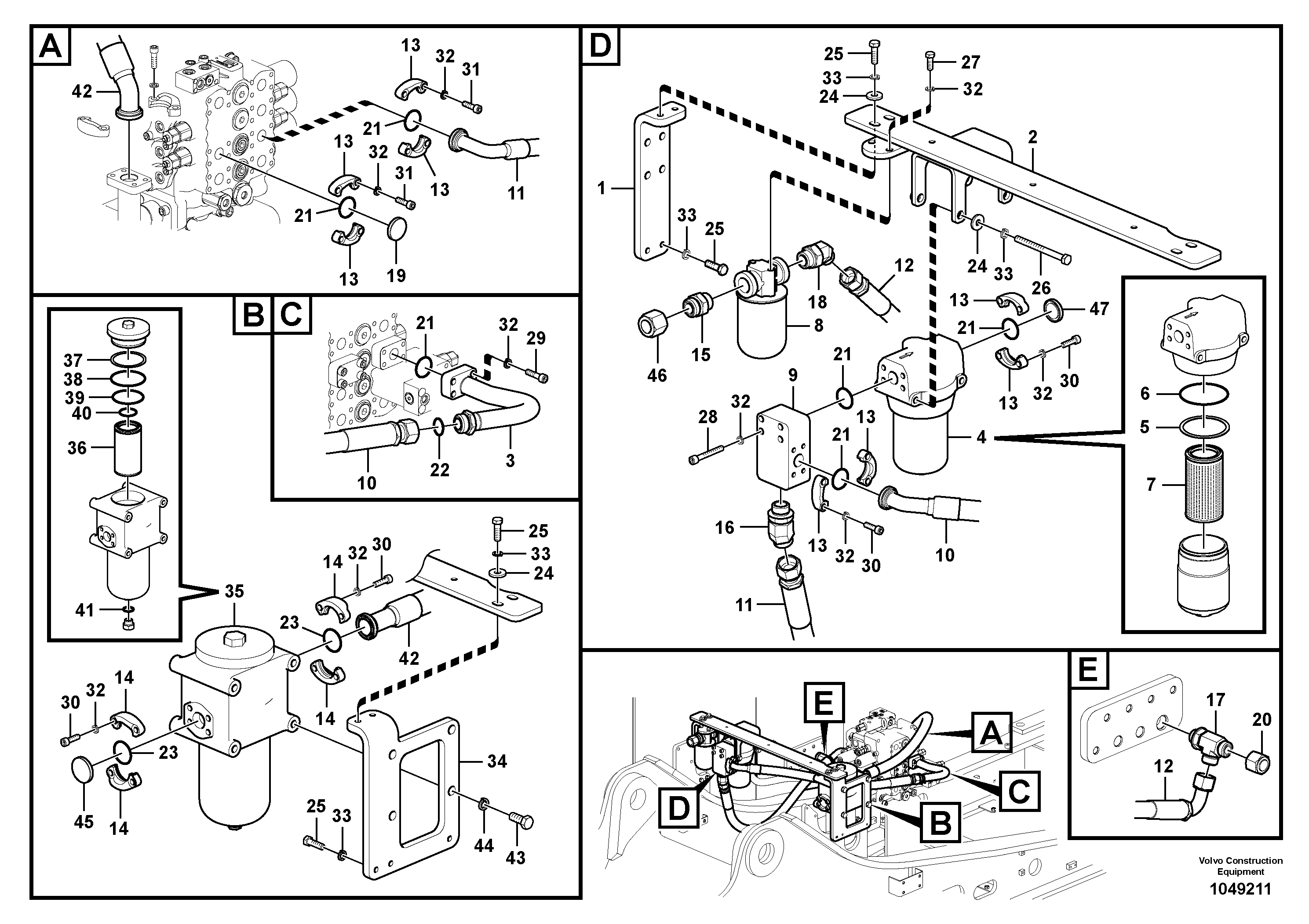 Bracket VOE14562857 VOLVO