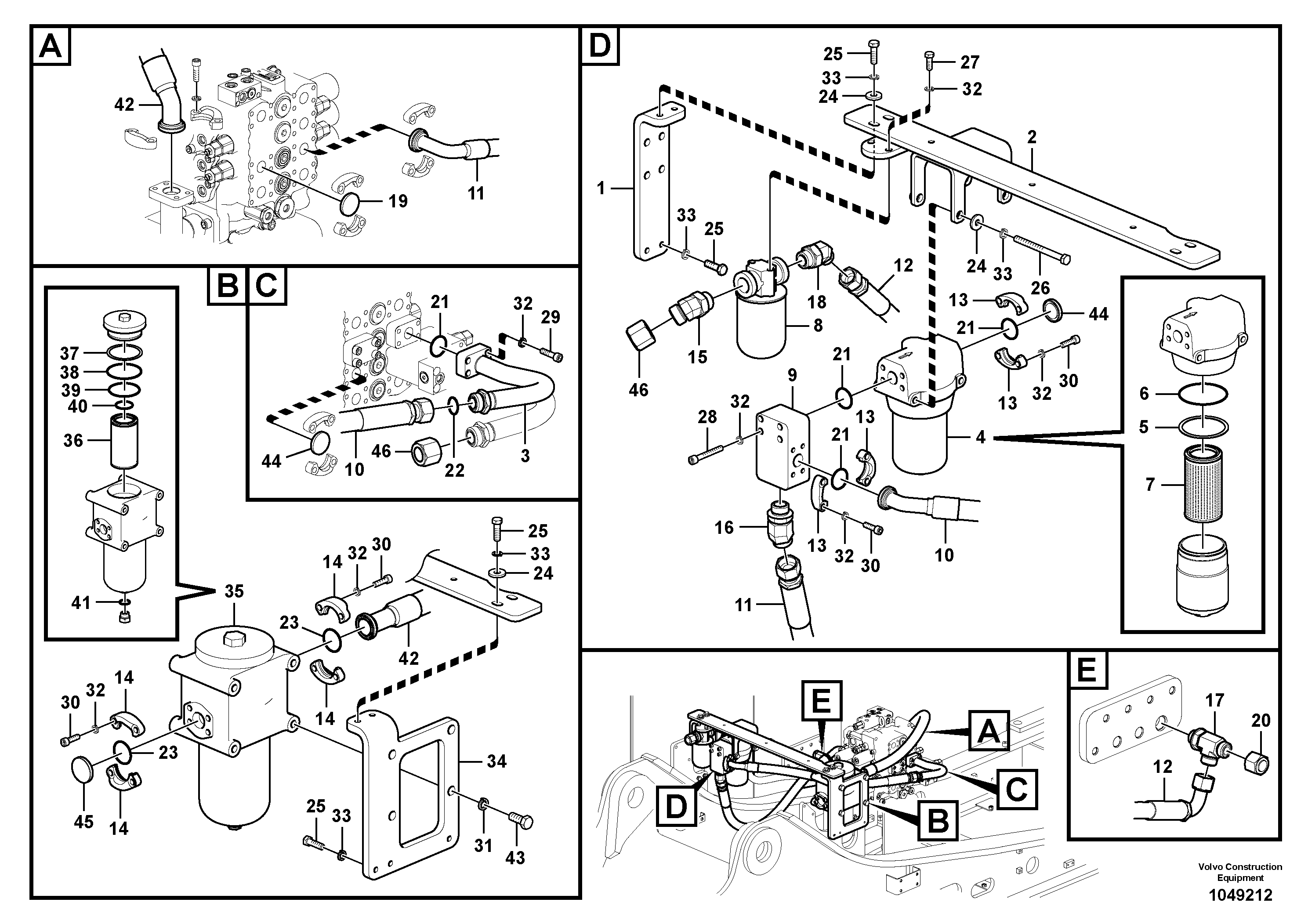 Bracket VOE14563168 VOLVO