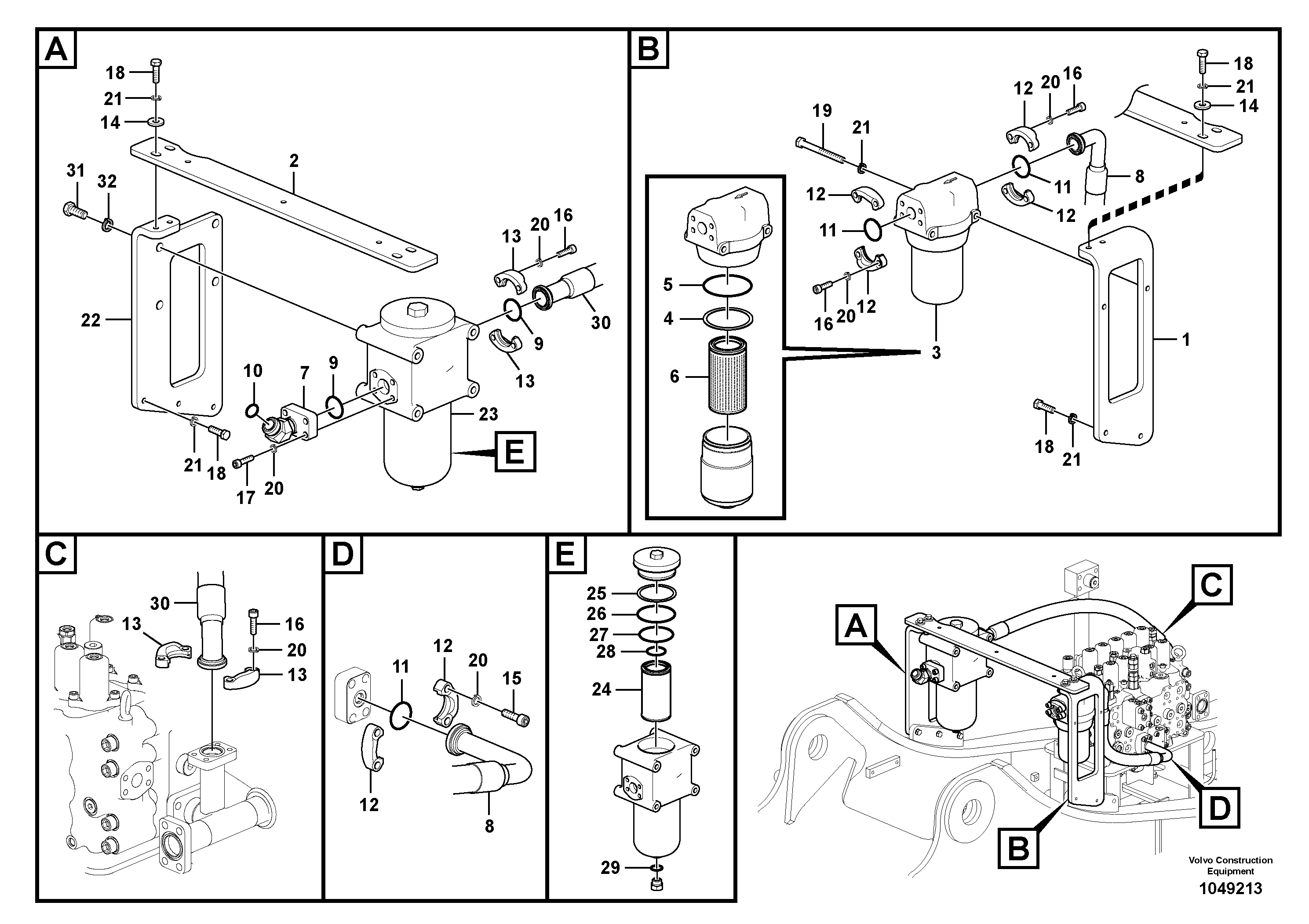 Bracket VOE14565429 VOLVO