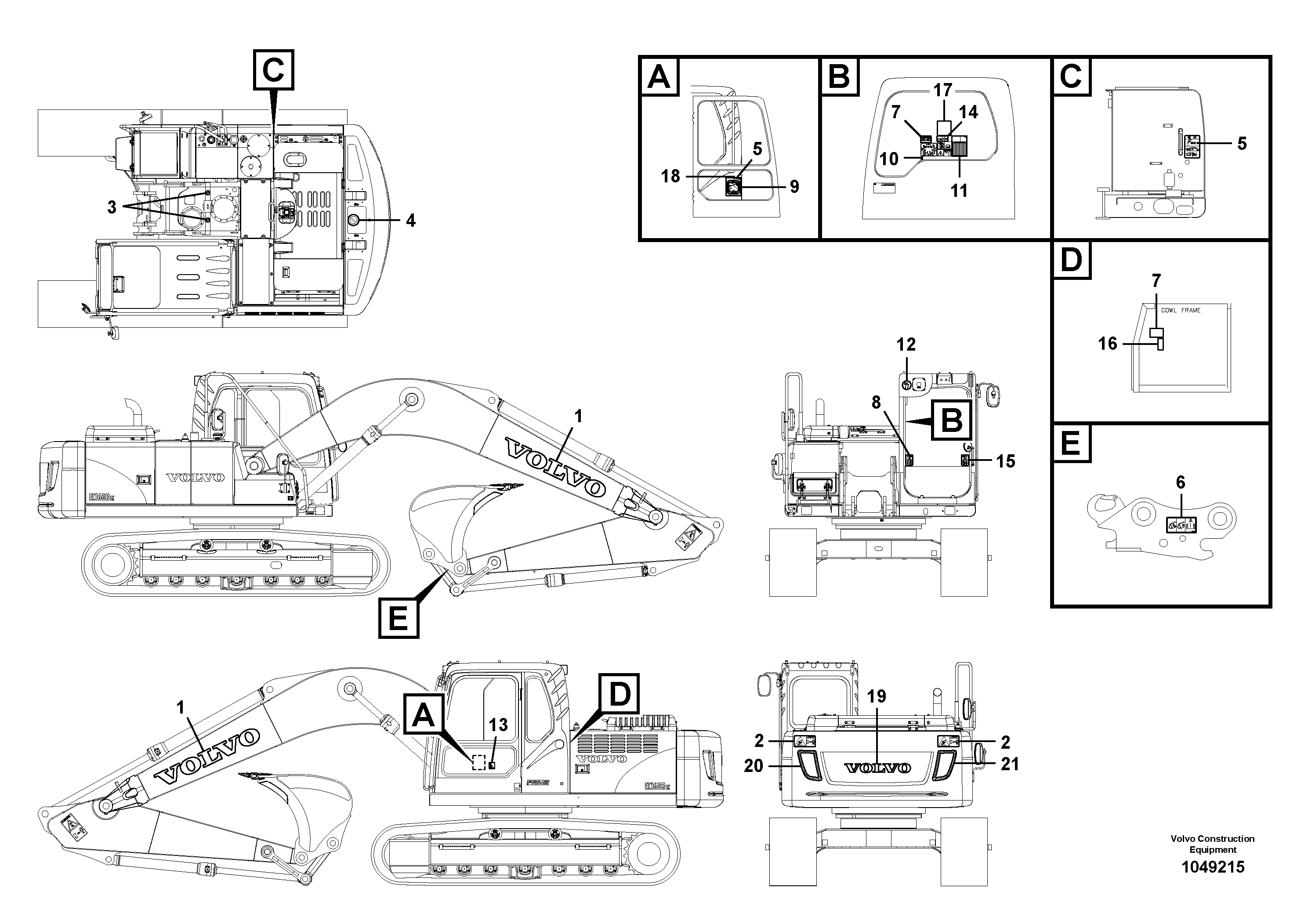 Cylinder Block VOE14527221 VOLVO