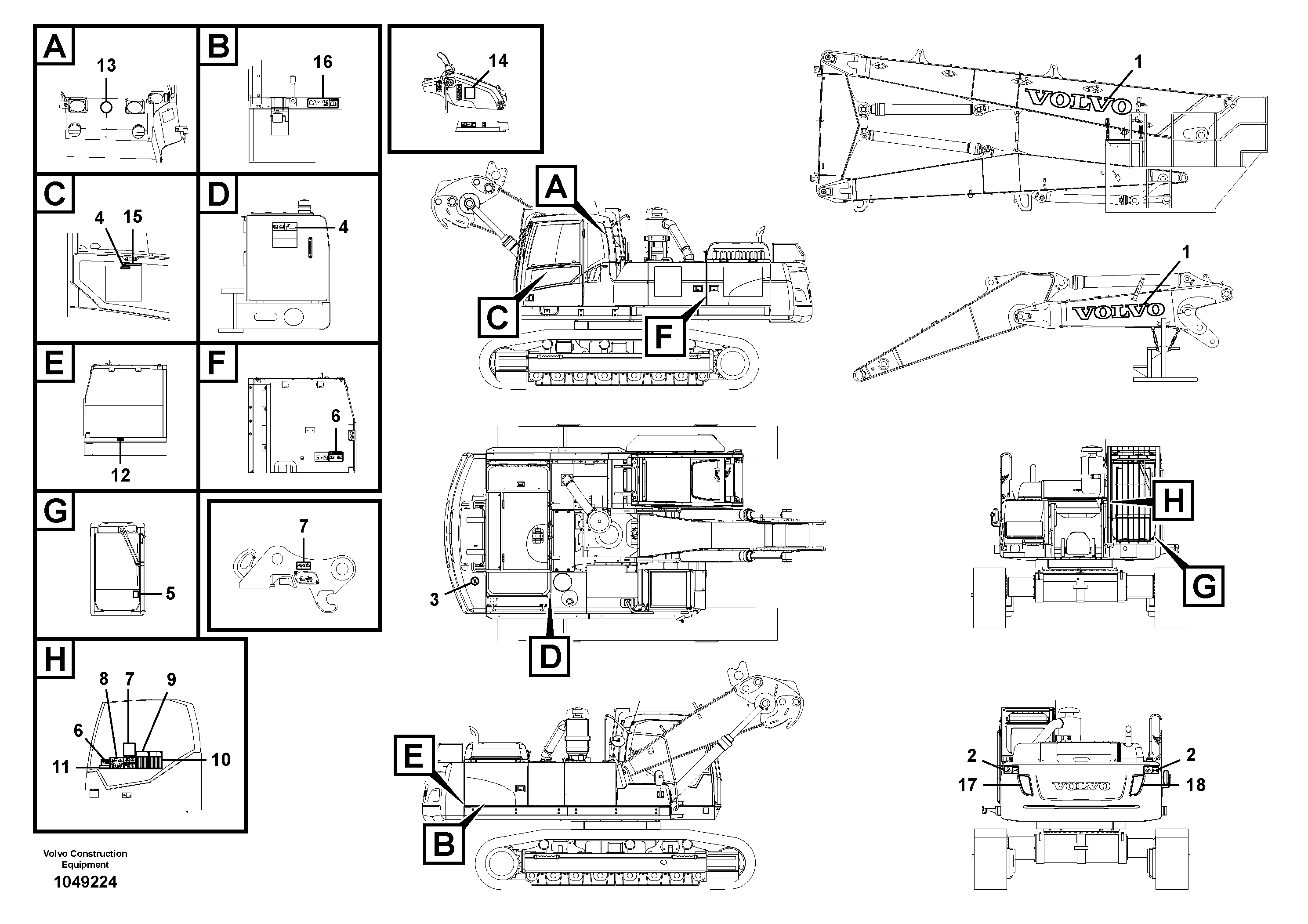 Cylinder Block VOE14587156 VOLVO
