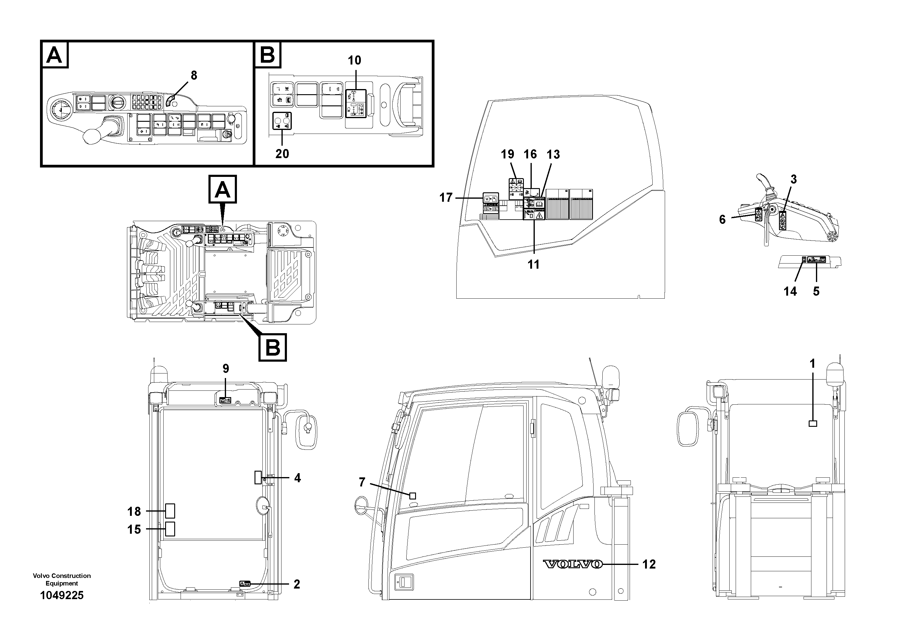 Decal Set VOE14611746 VOLVO