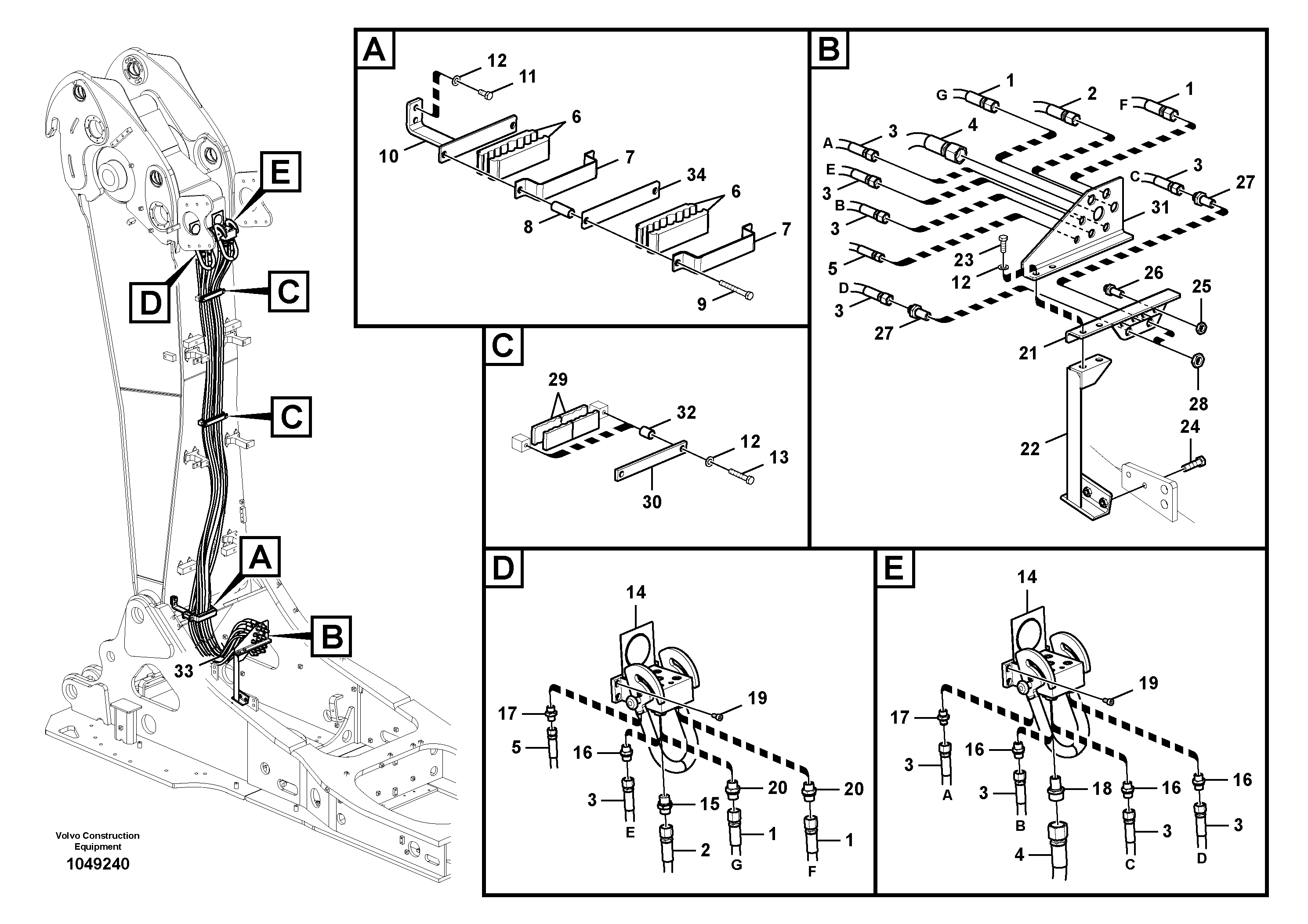 Timing gear casing VOE937974 VOLVO