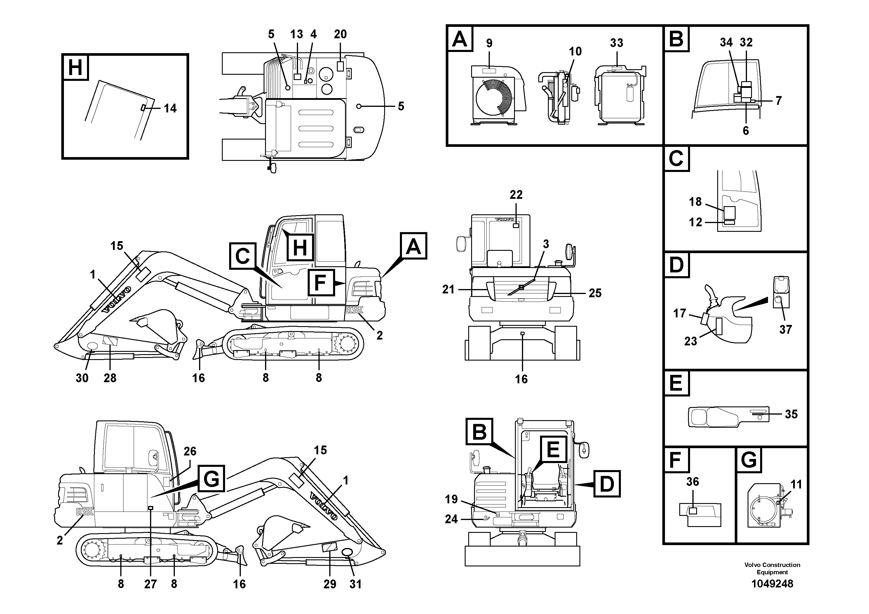 Cylinder Block VOE14616008 VOLVO