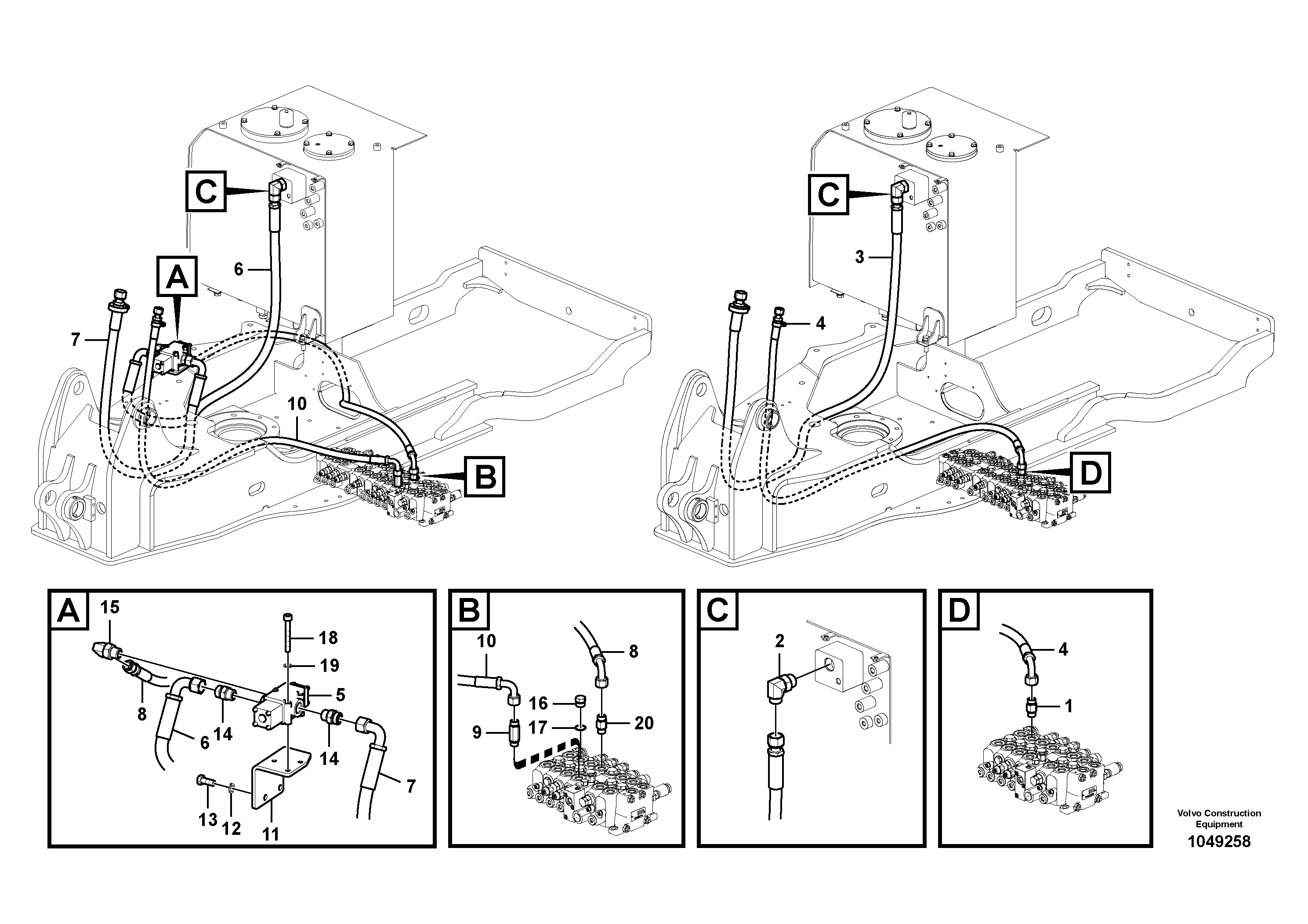 Timing gear casing VOE14882129 VOLVO