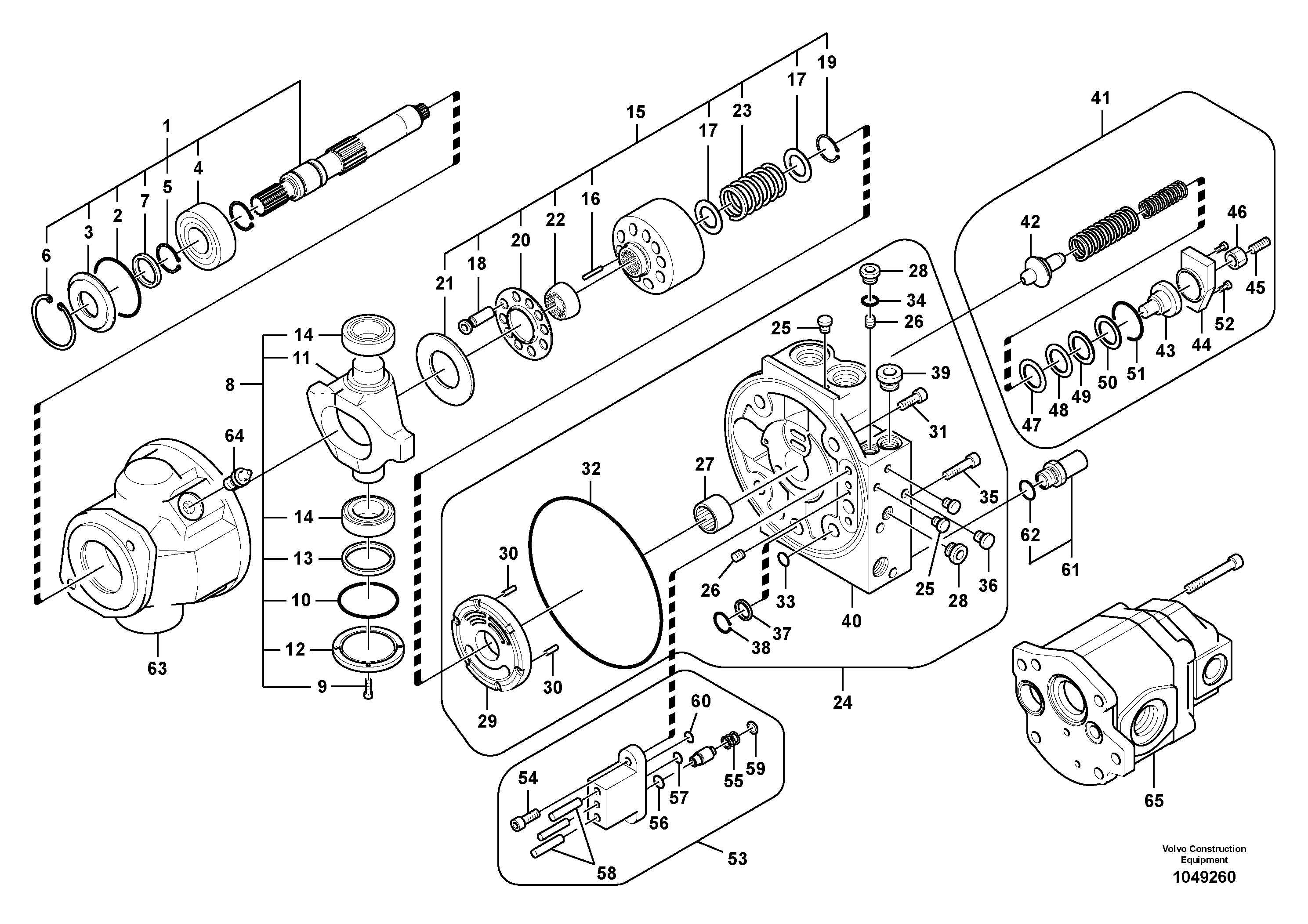 Rubber Clamp VOE14609512 VOLVO