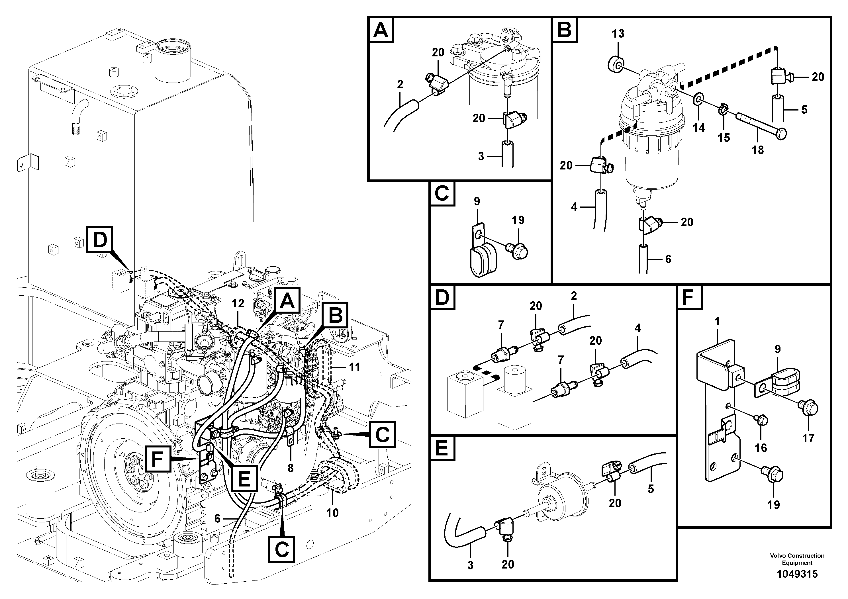 Clutch Spring SA9951-08052 VOLVO