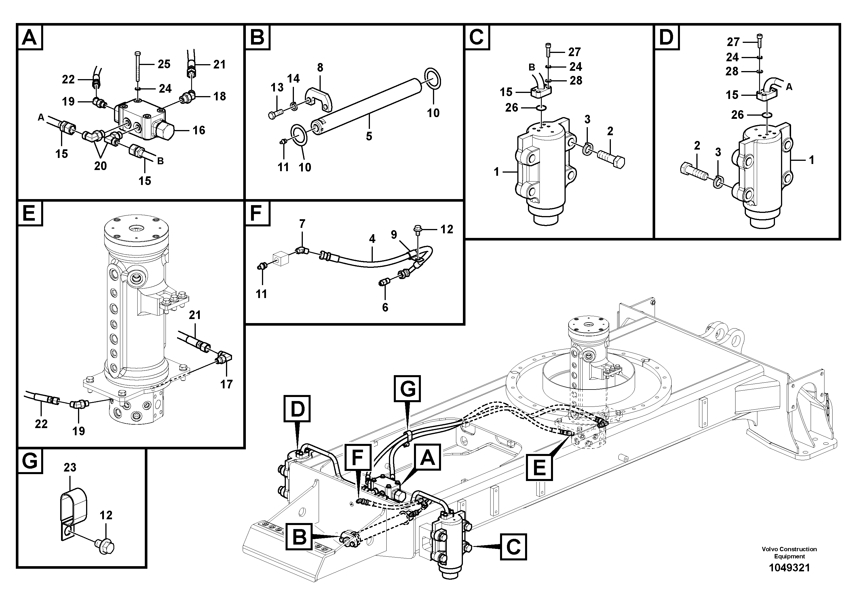 Swg Lk Cylinder VOE14593548 VOLVO