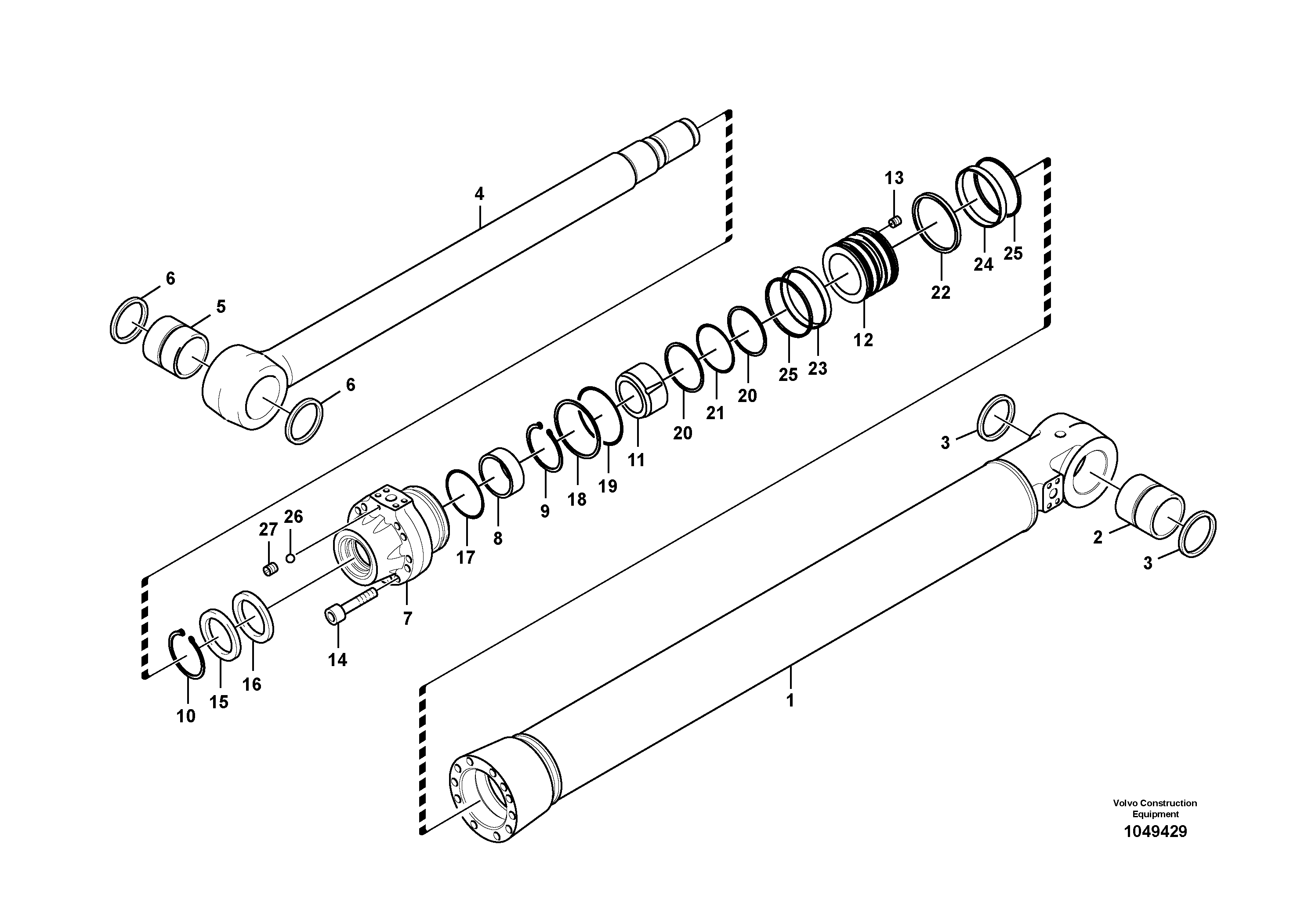 Литая крышка VOE14587750 VOLVO