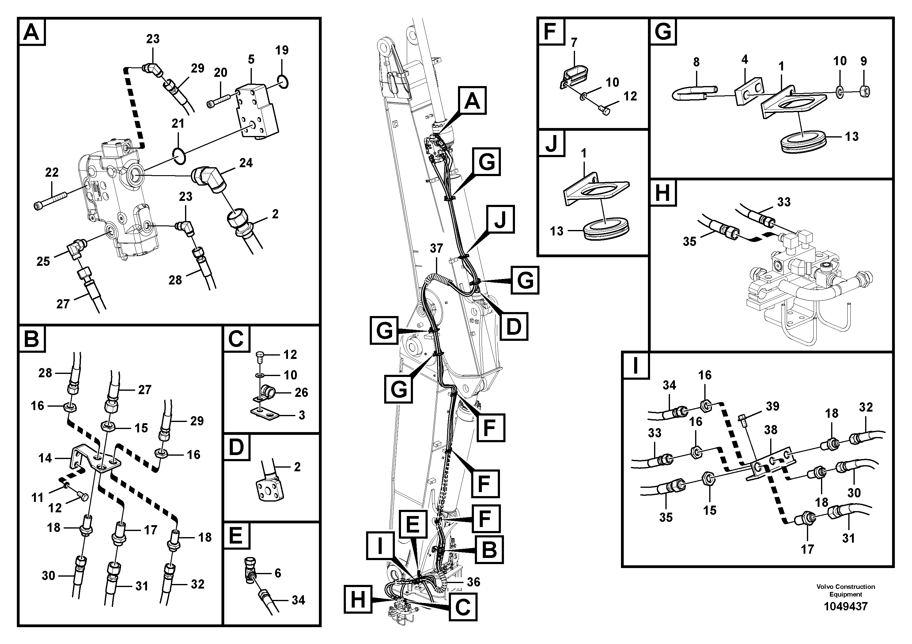 Seat frame VOE14602079 VOLVO