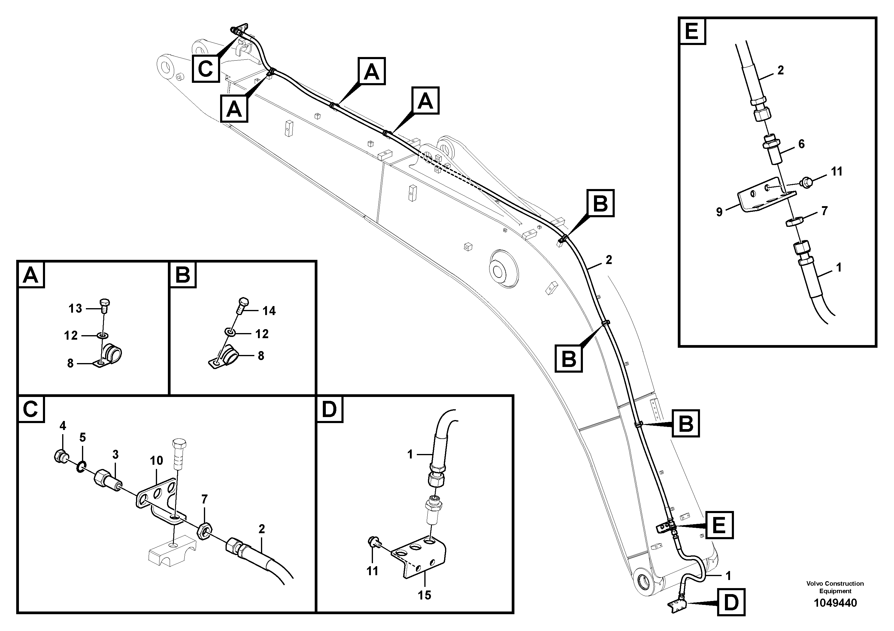 Seat frame VOE14570356 VOLVO