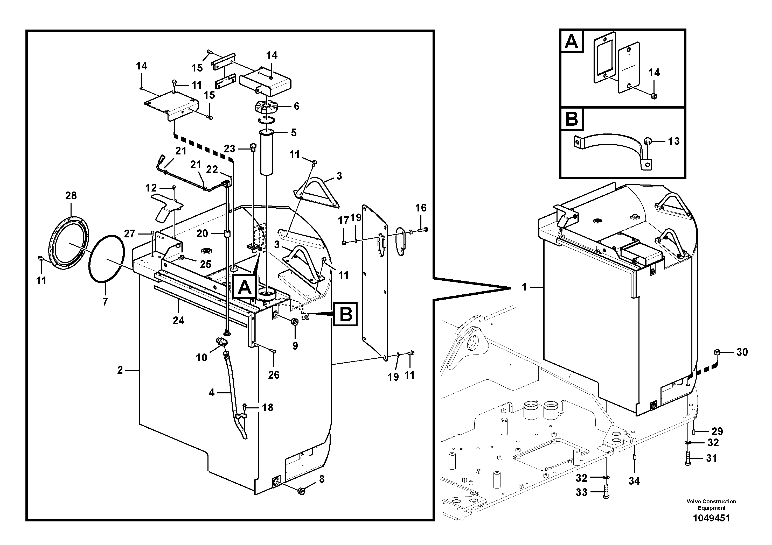 Coal Bucket VOE14583470 VOLVO