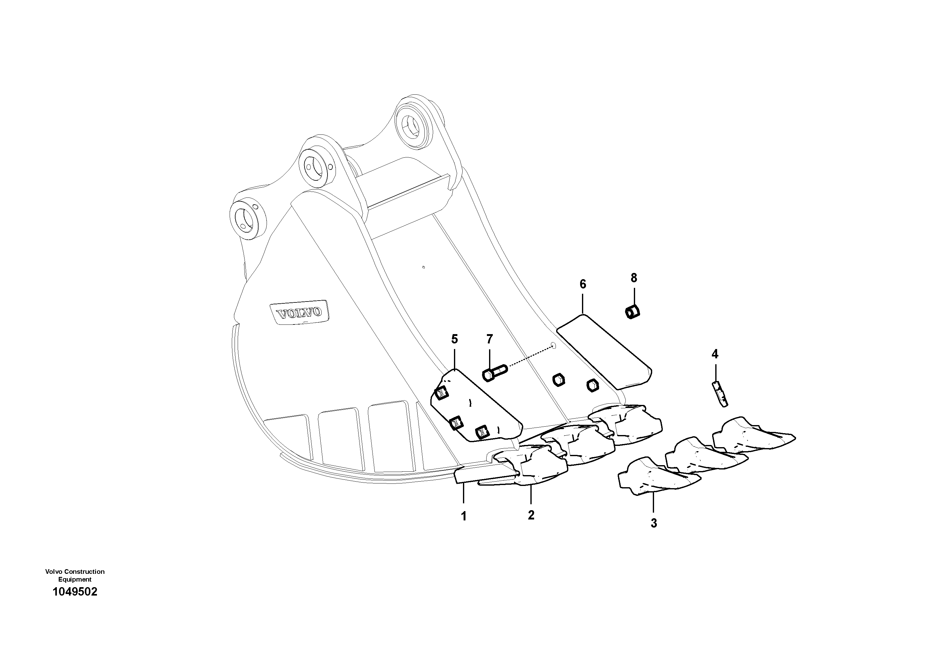 Cutting edge RM/VOE14699433 VOLVO