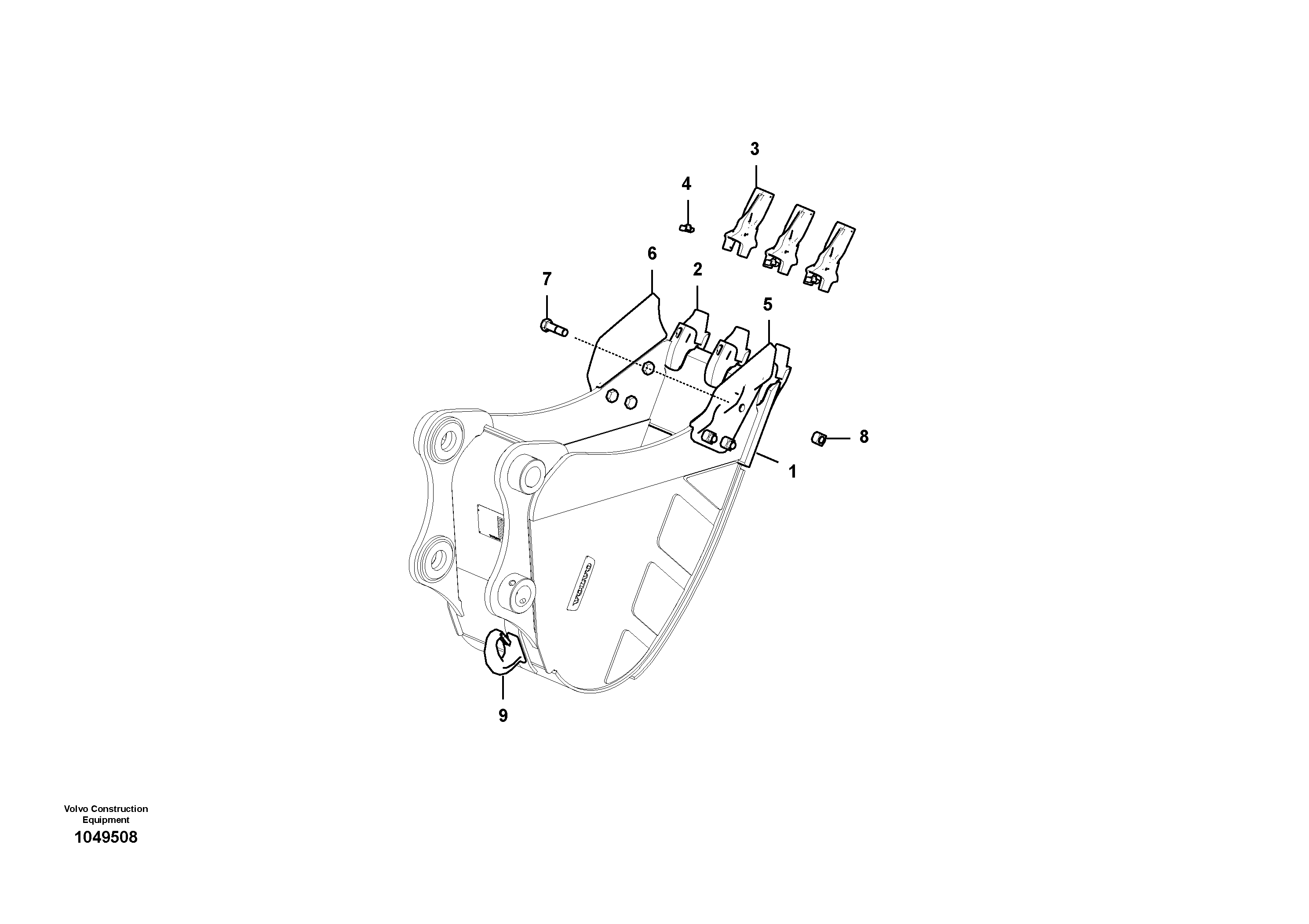 Cutting edge VOE14646645 VOLVO