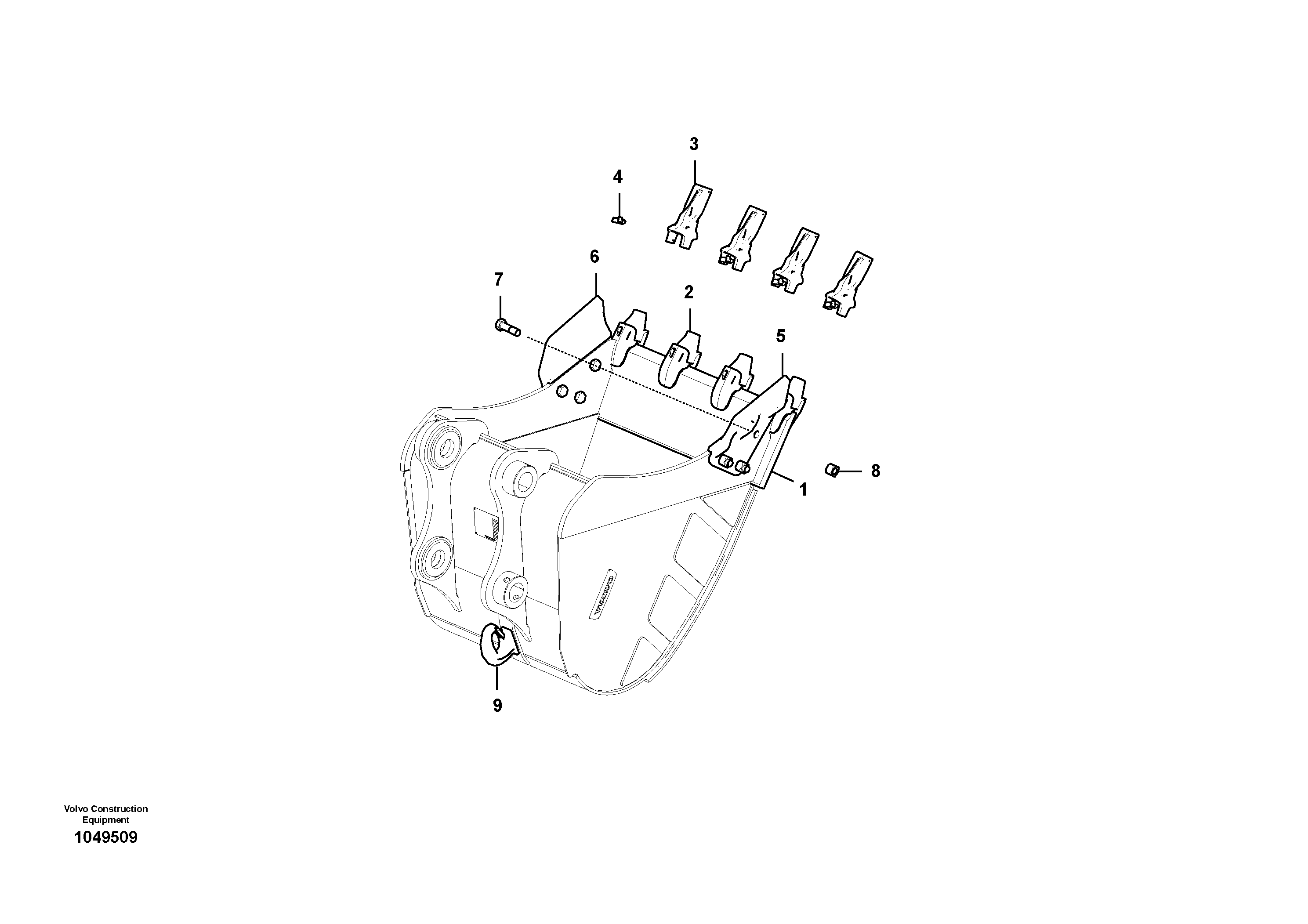 Cutting edge VOE14646683 VOLVO