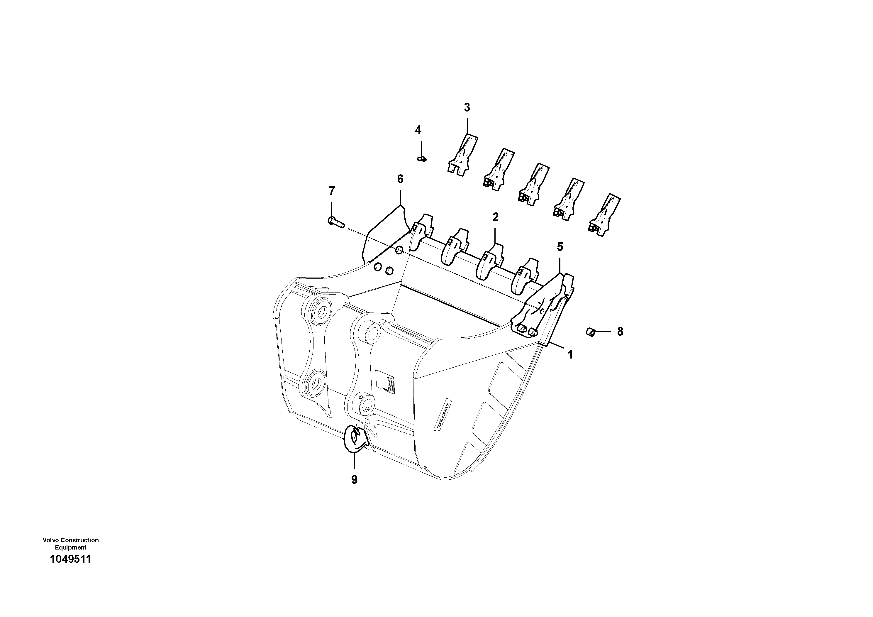 Cutting edge VOE14647768 VOLVO