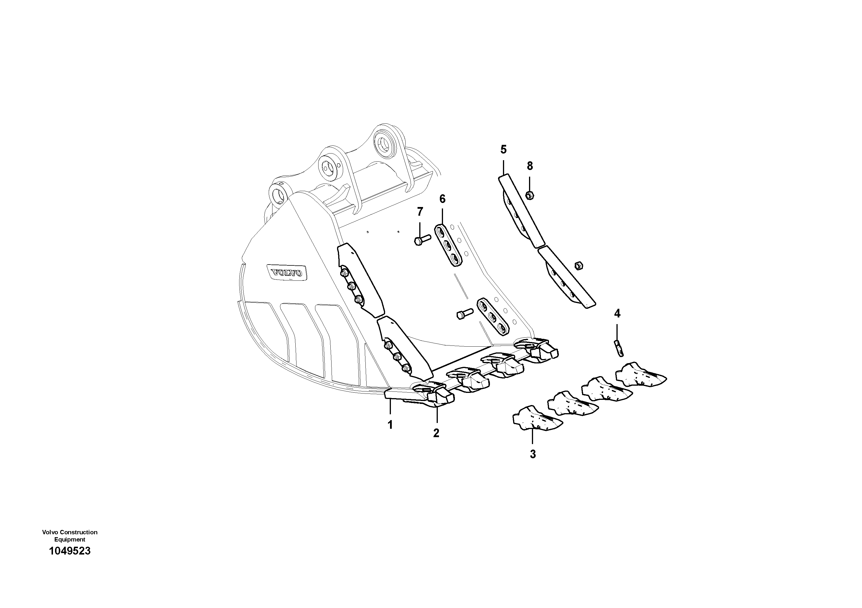 Cutting edge VOE14699486 VOLVO