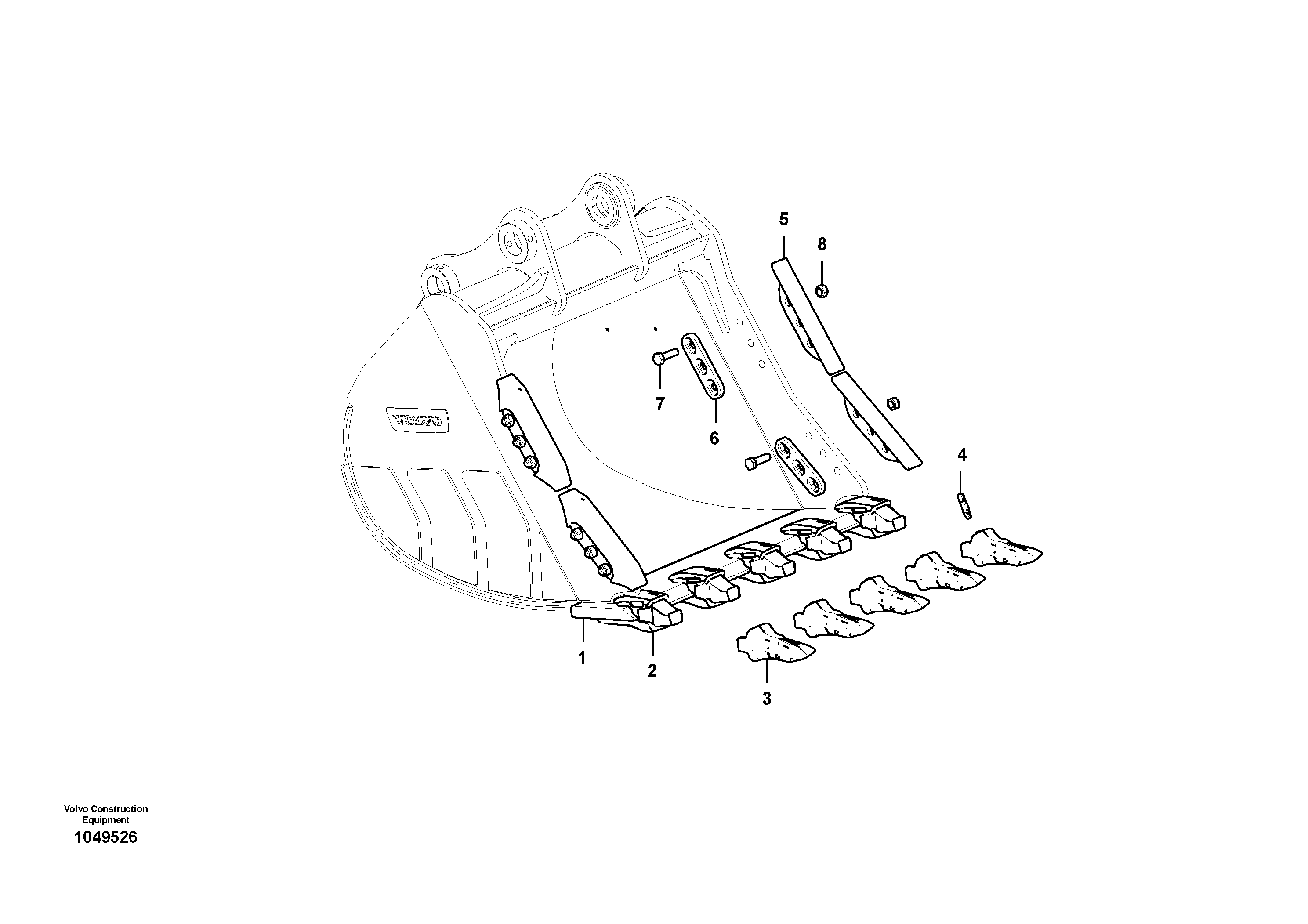 Cutting edge VOE14689183 VOLVO
