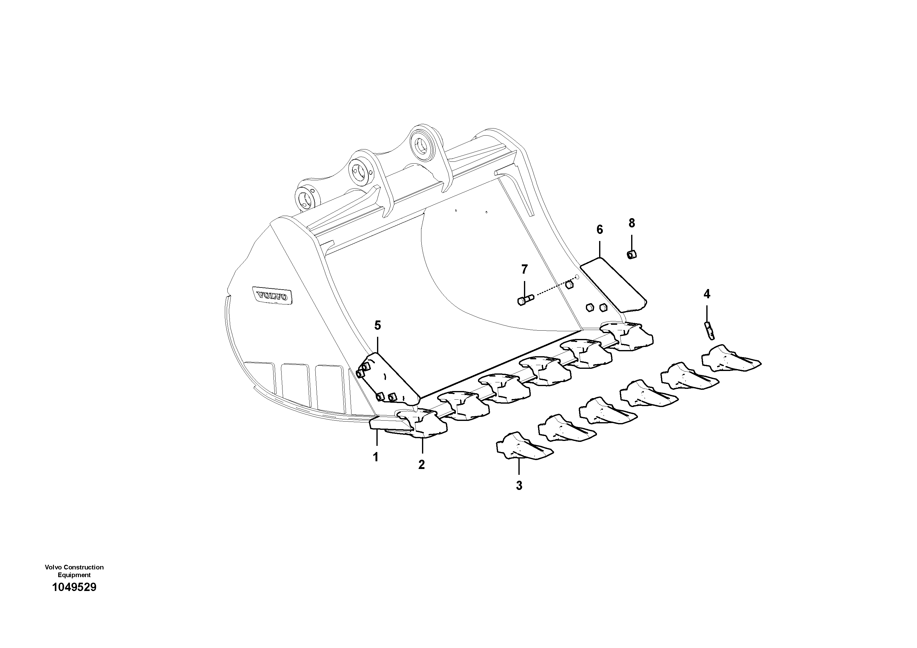Cutting edge VOE14647893 VOLVO