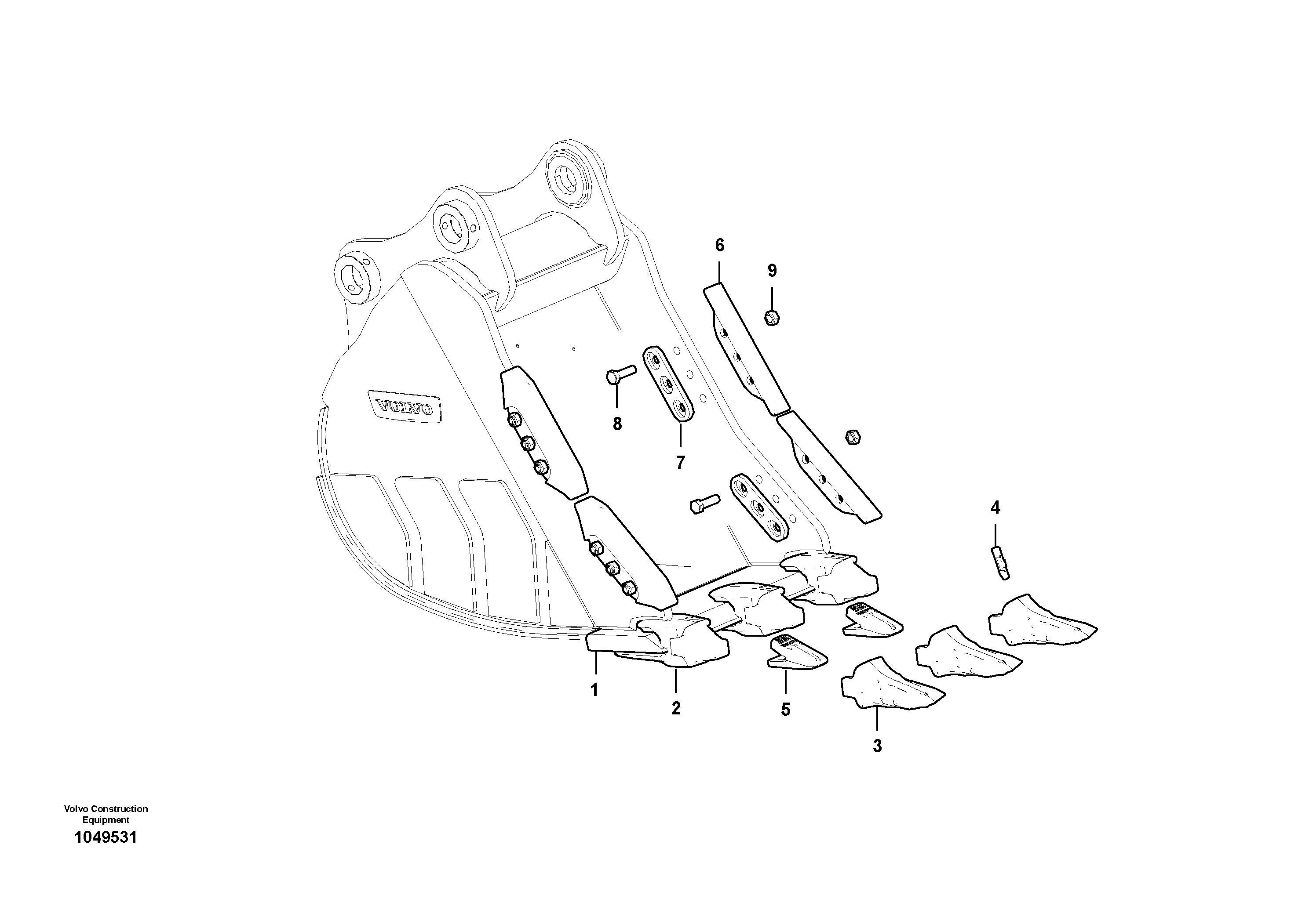 Cutting edge VOE14649729 VOLVO