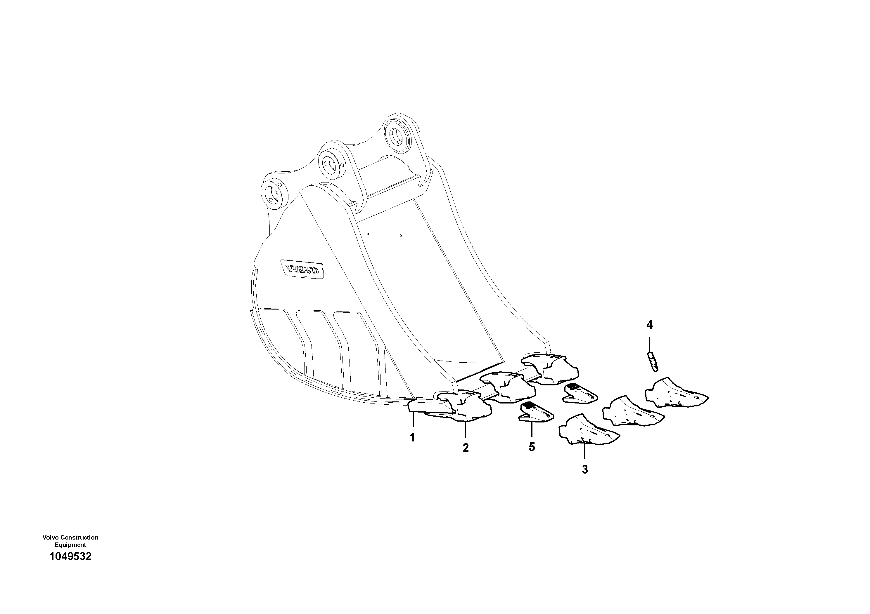 Cutting edge VOE14649723 VOLVO