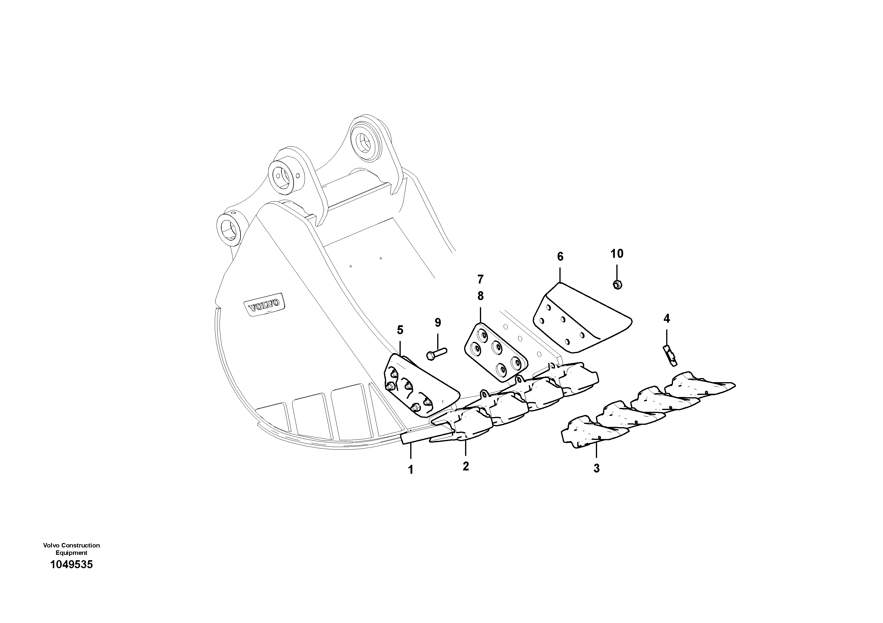 Cutting edge VOE14658741 VOLVO