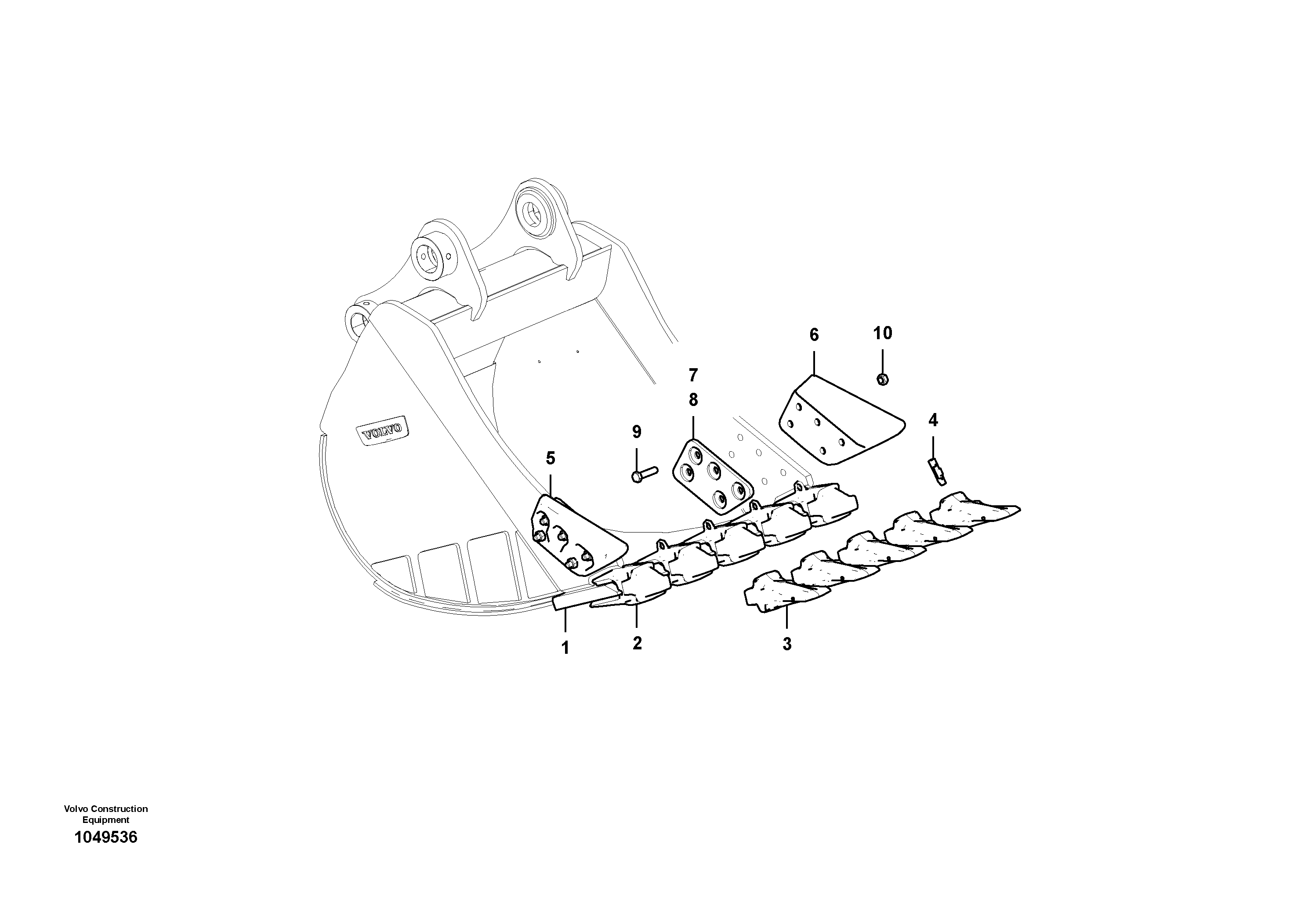 Rec.housing VOE14654003 VOLVO