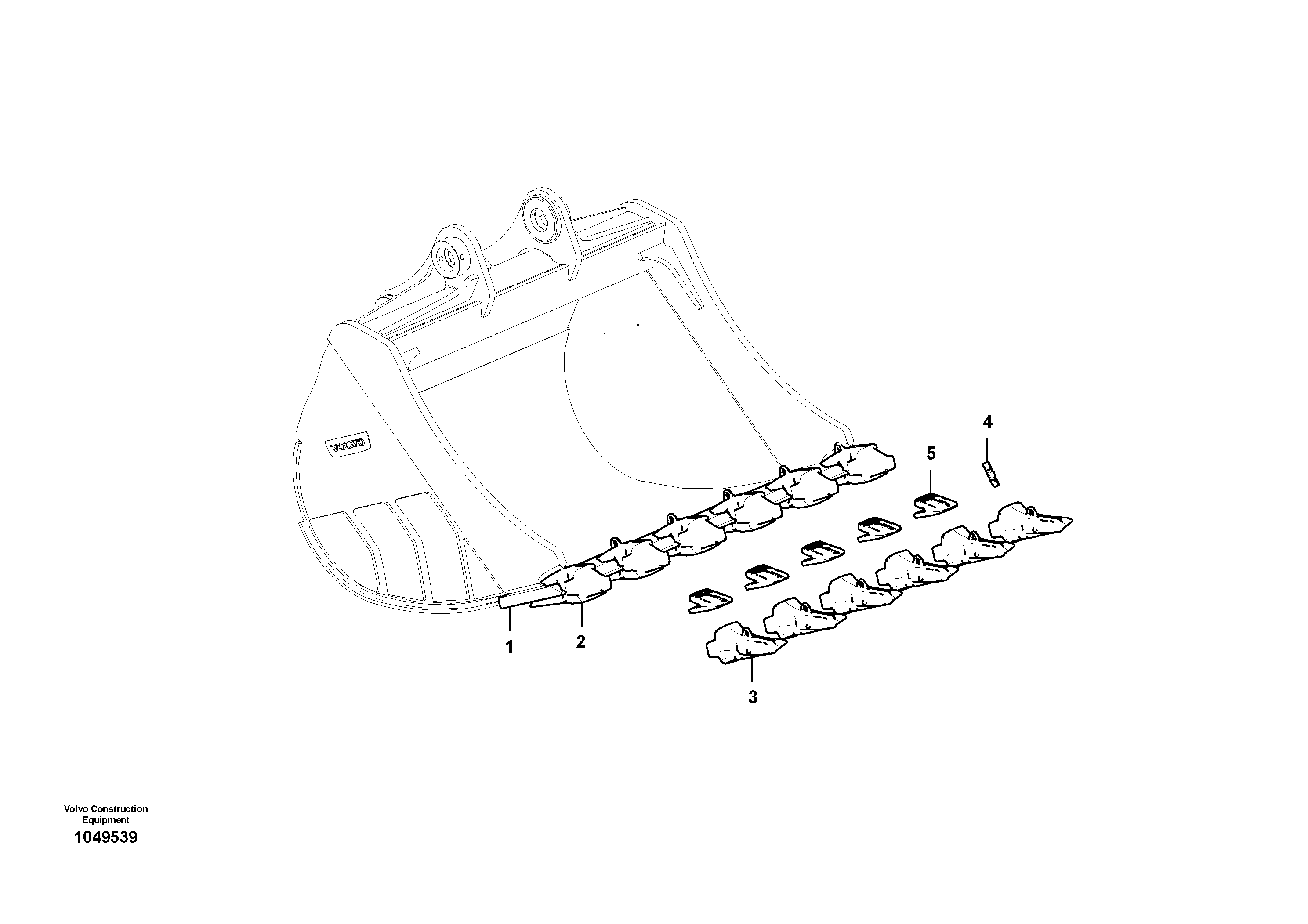 Cutting edge VOE14699555 VOLVO