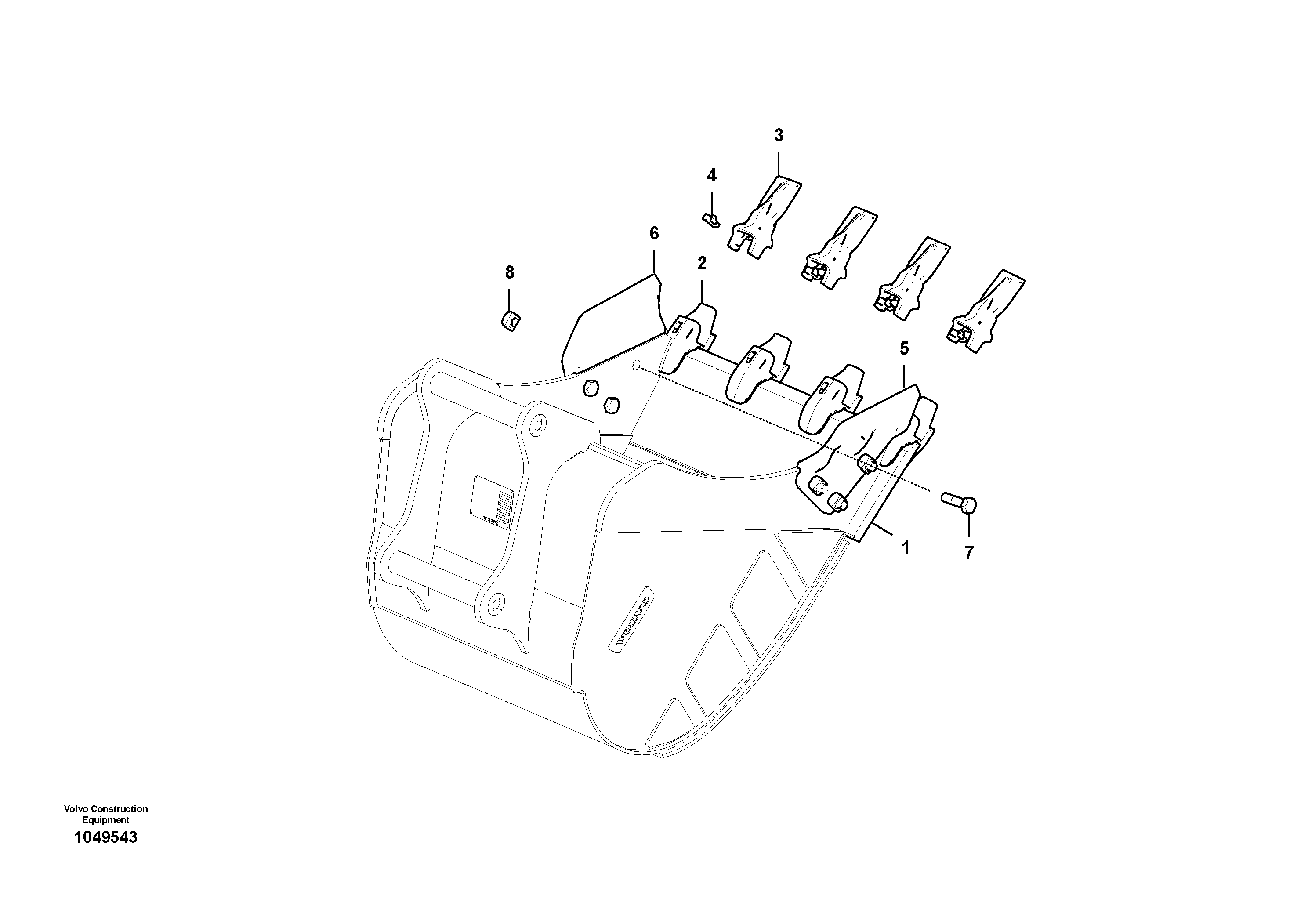 Cutting edge VOE14646684 VOLVO