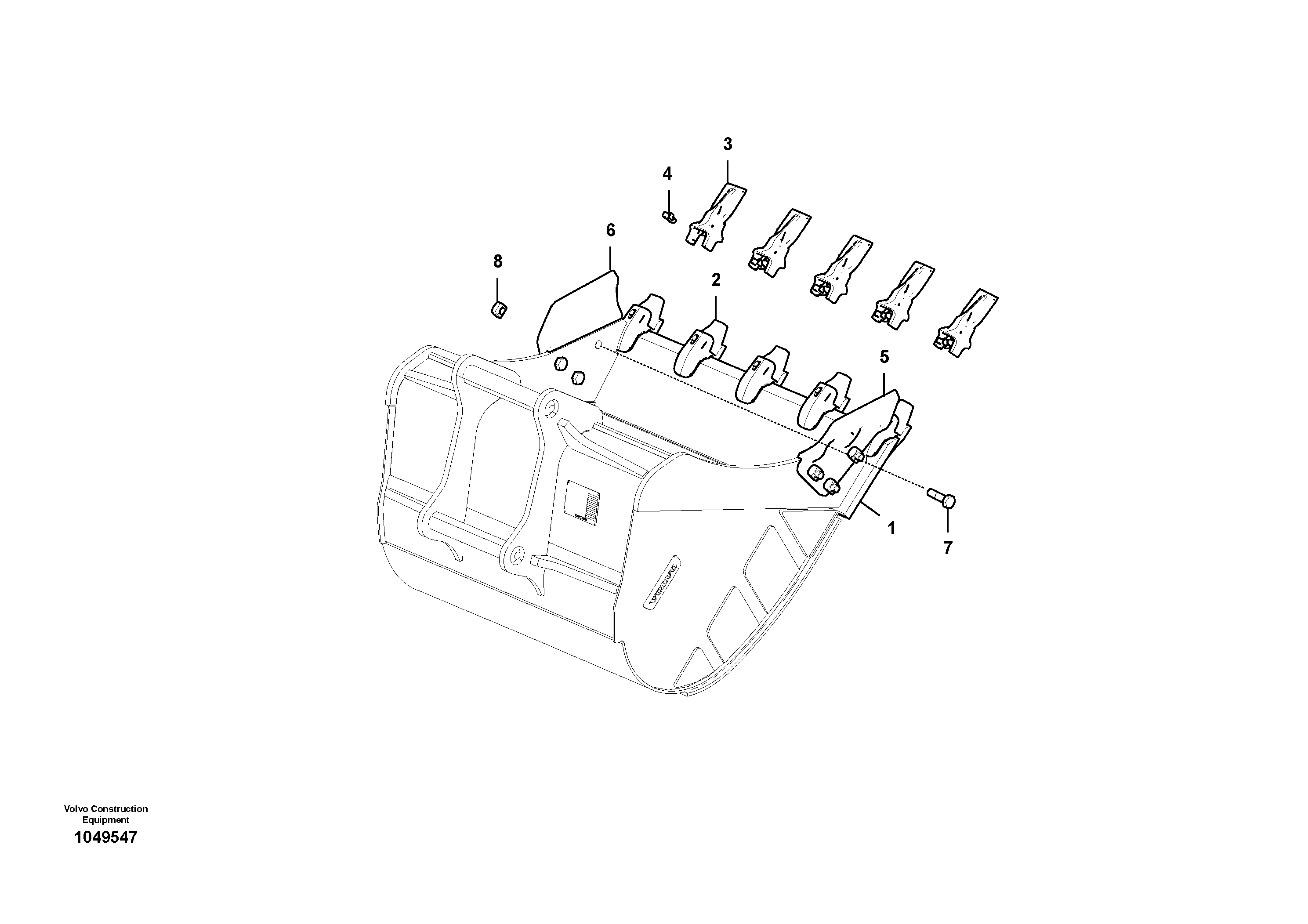Cutting edge VOE14647769 VOLVO