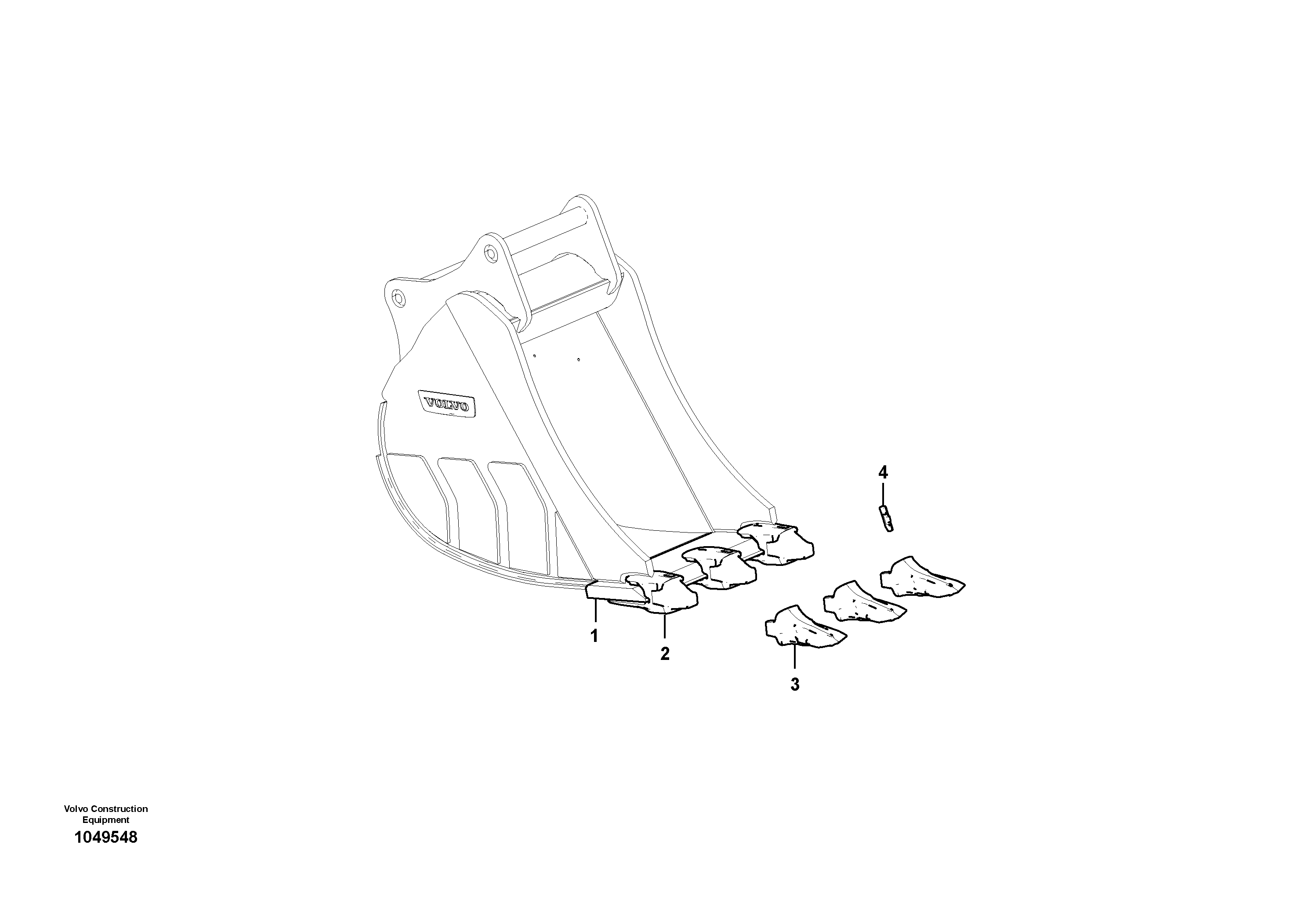 Cutting edge VOE14649728 VOLVO