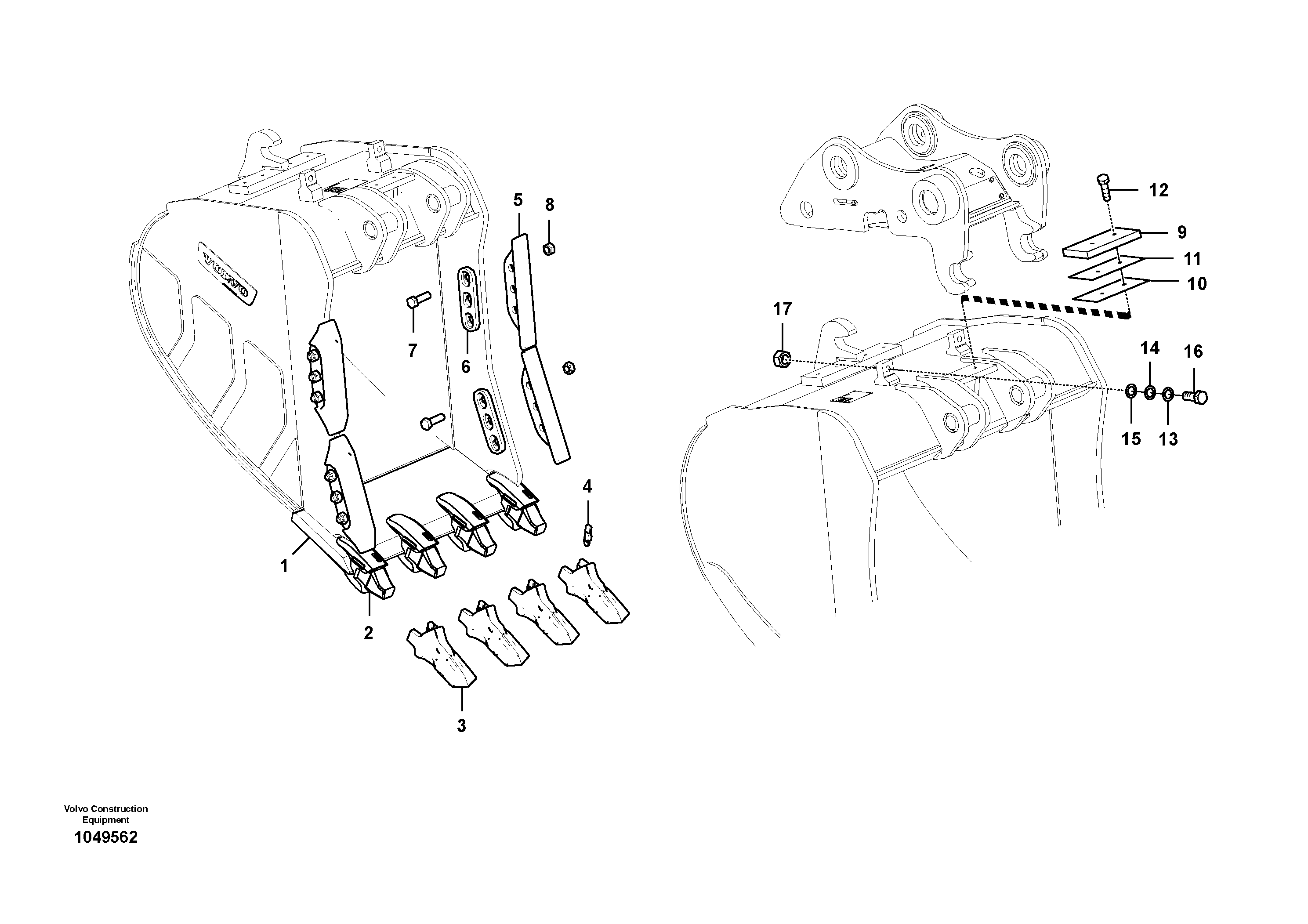 Cutting edge VOE14649911 VOLVO