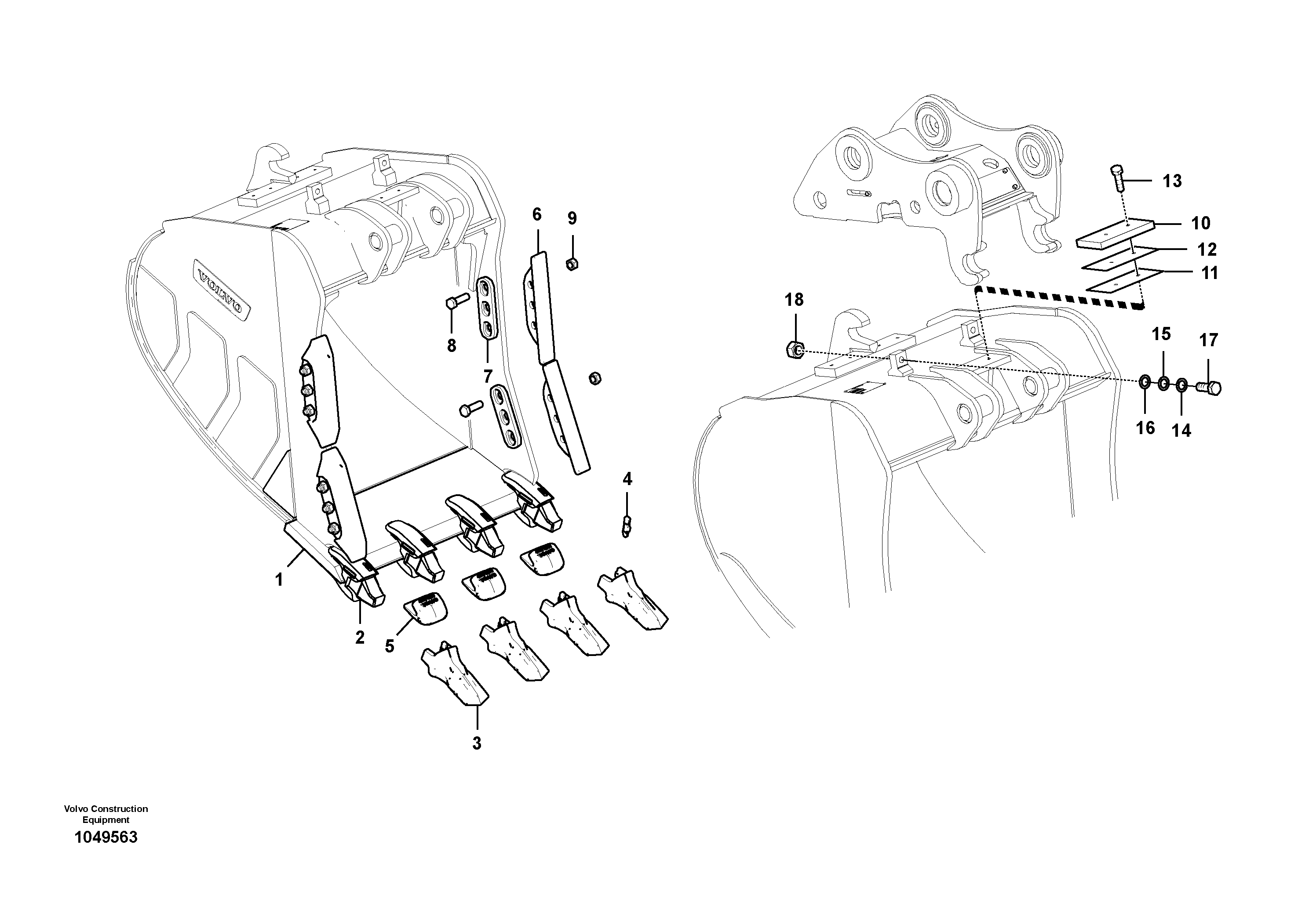 Cutting edge VOE14646794 VOLVO