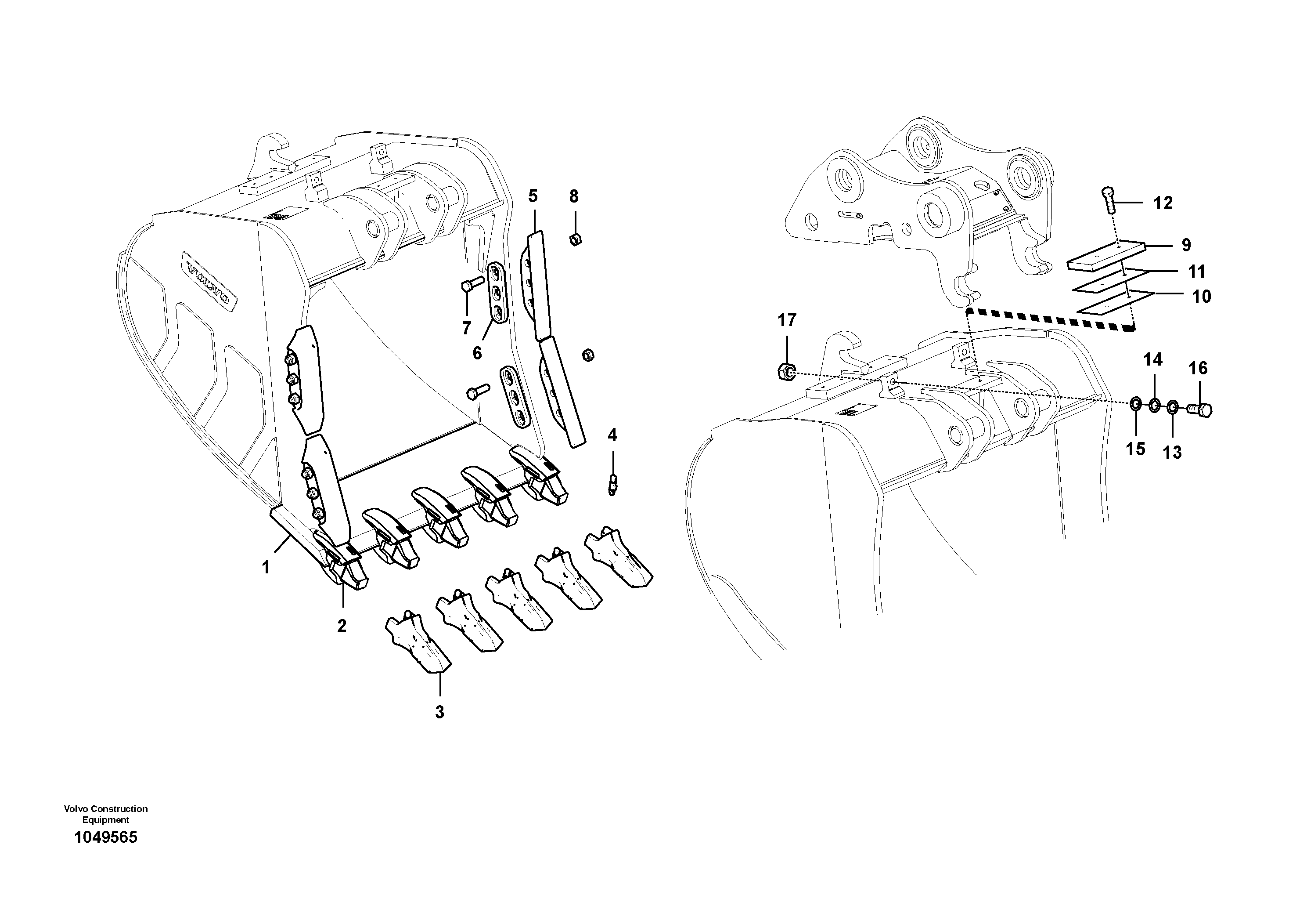 Cutting edge VOE14646824 VOLVO