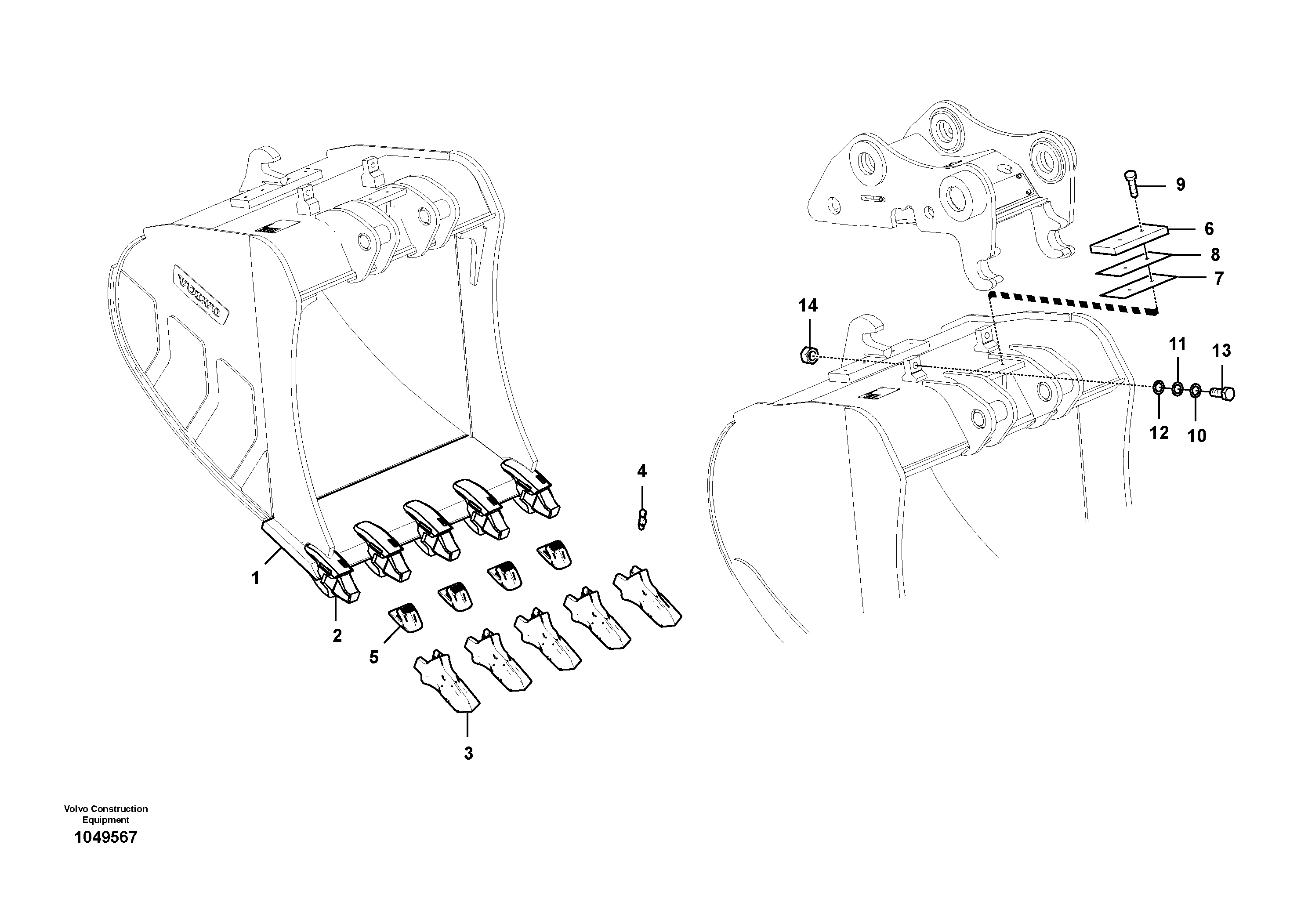 Cutting edge VOE14647905 VOLVO