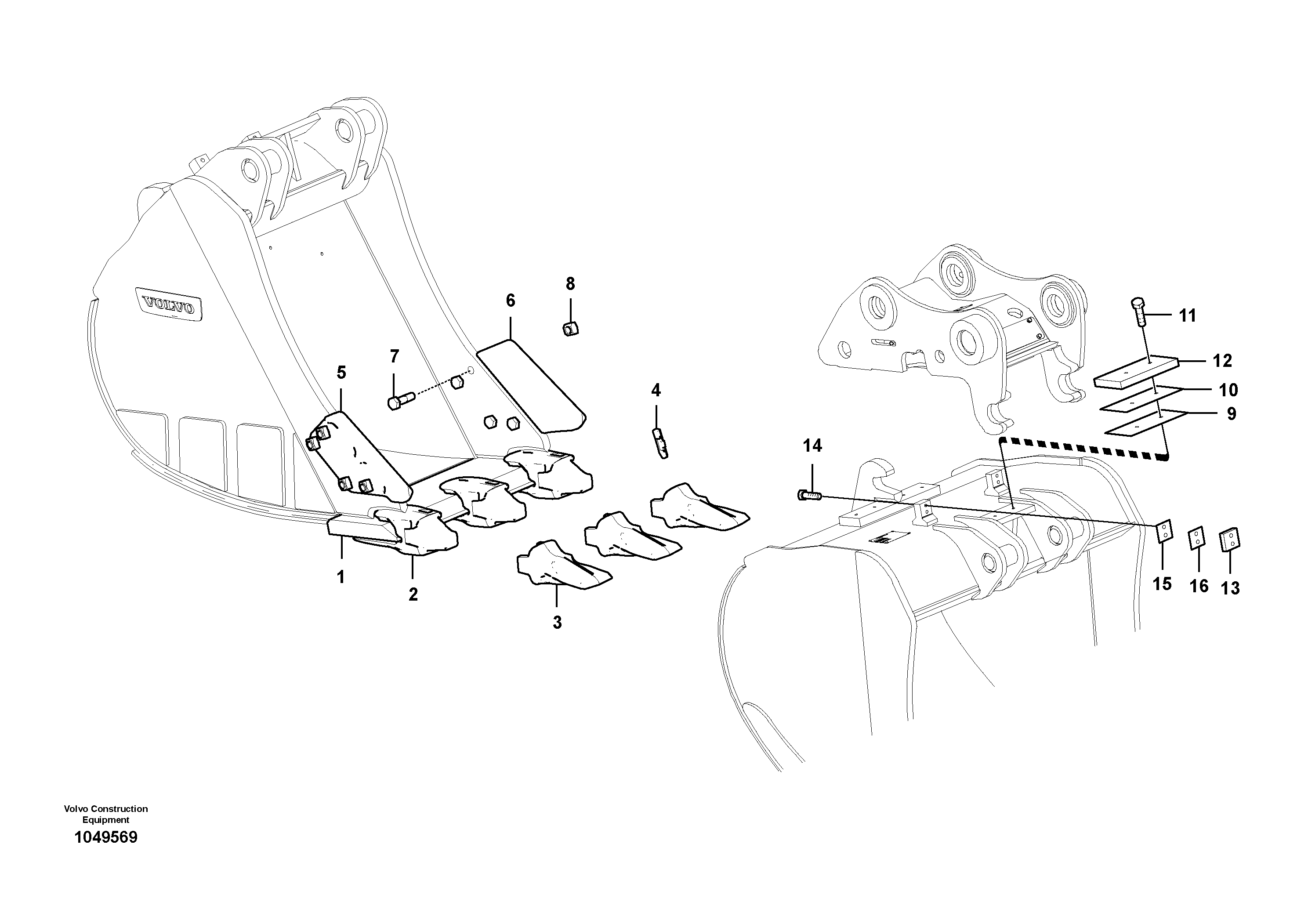 Cutting edge VOE14649719 VOLVO