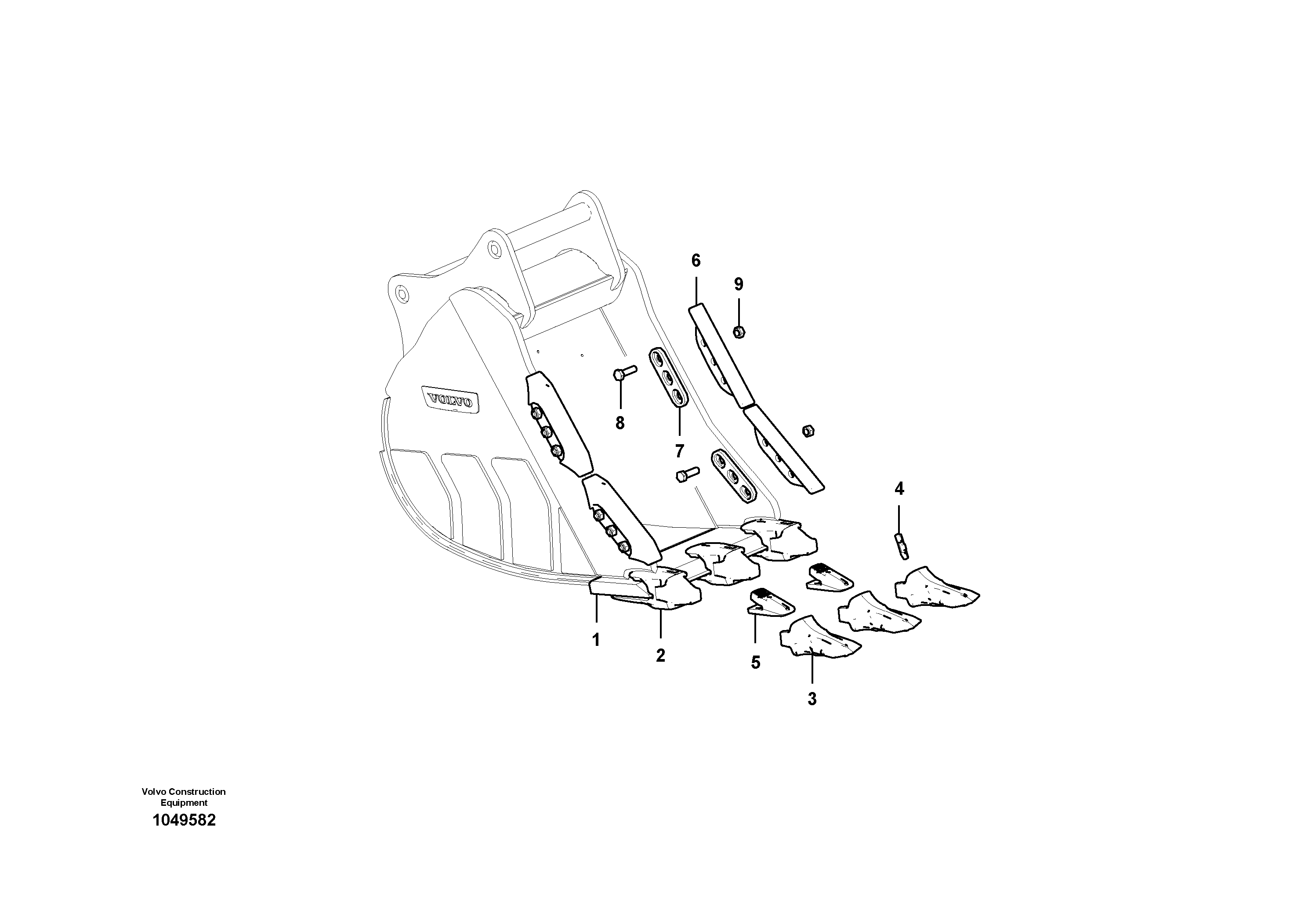 Cutting edge VOE14646344 VOLVO