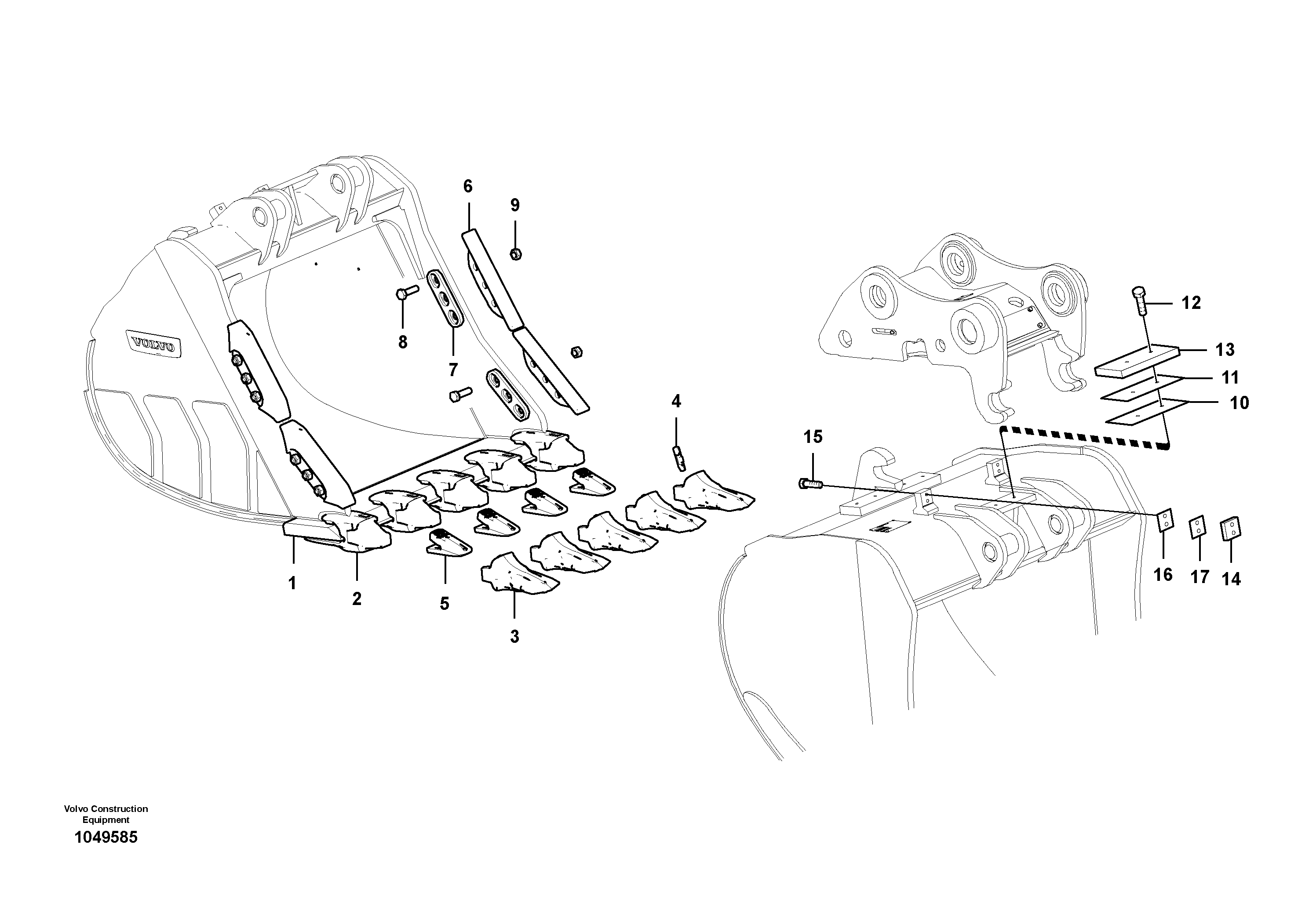 Cutting edge VOE14647442 VOLVO