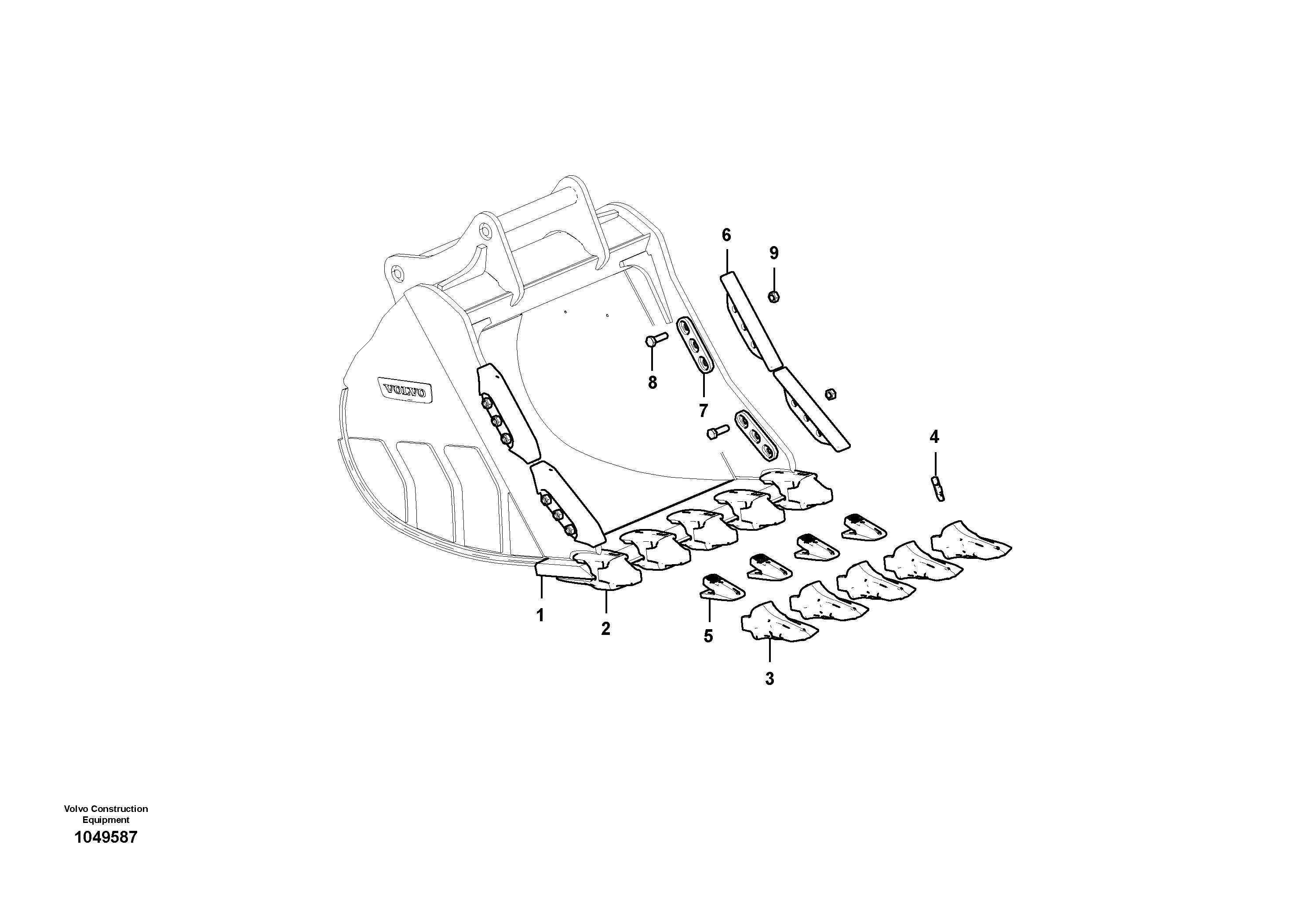 Cutting edge VOE14647476 VOLVO