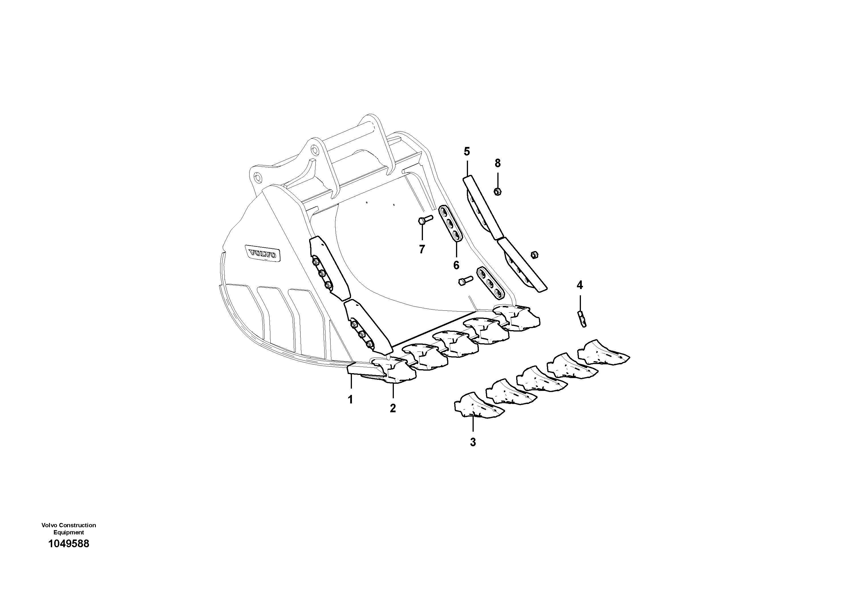 Cutting edge VOE14647447 VOLVO