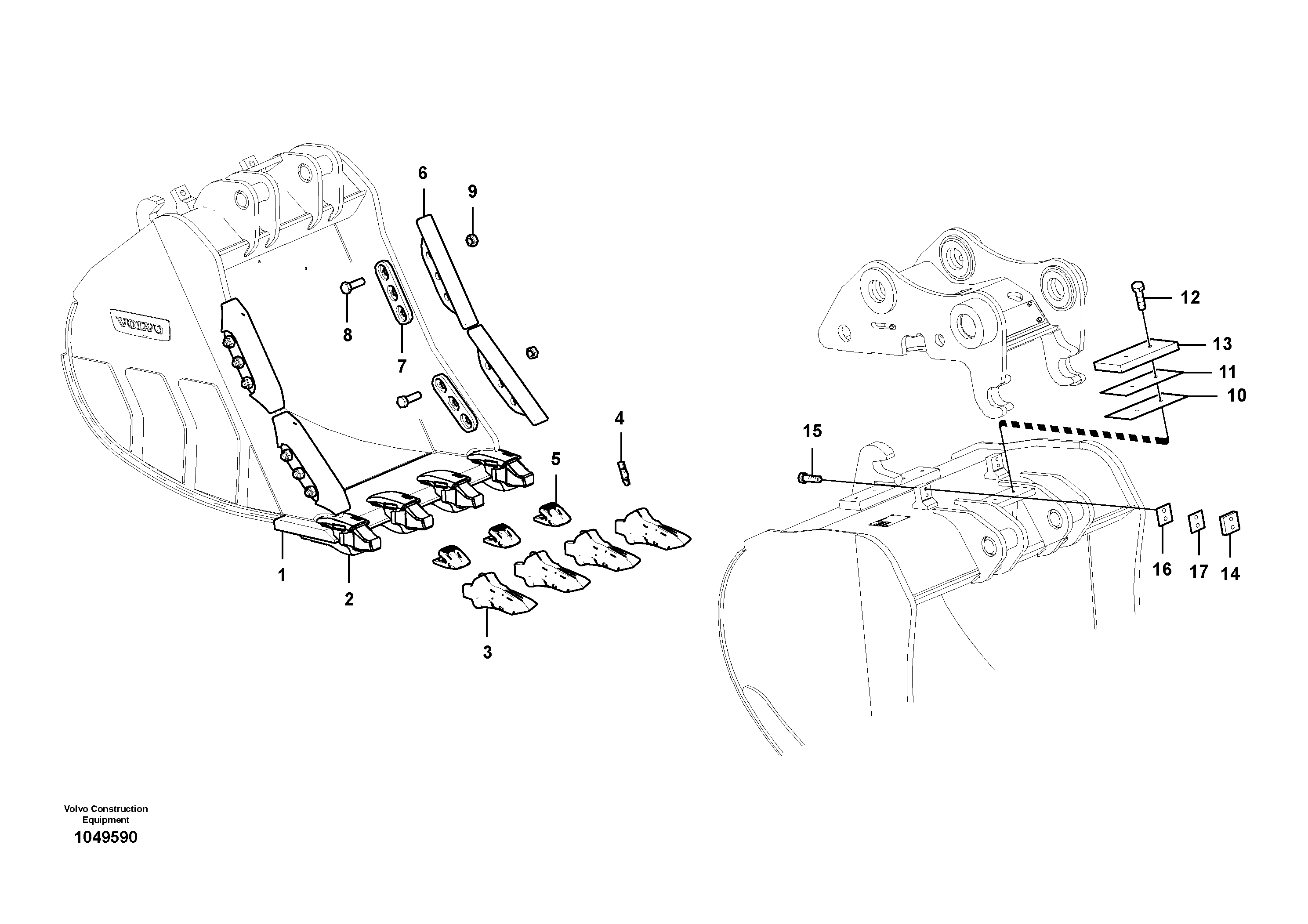 Cutting edge VOE14646775 VOLVO