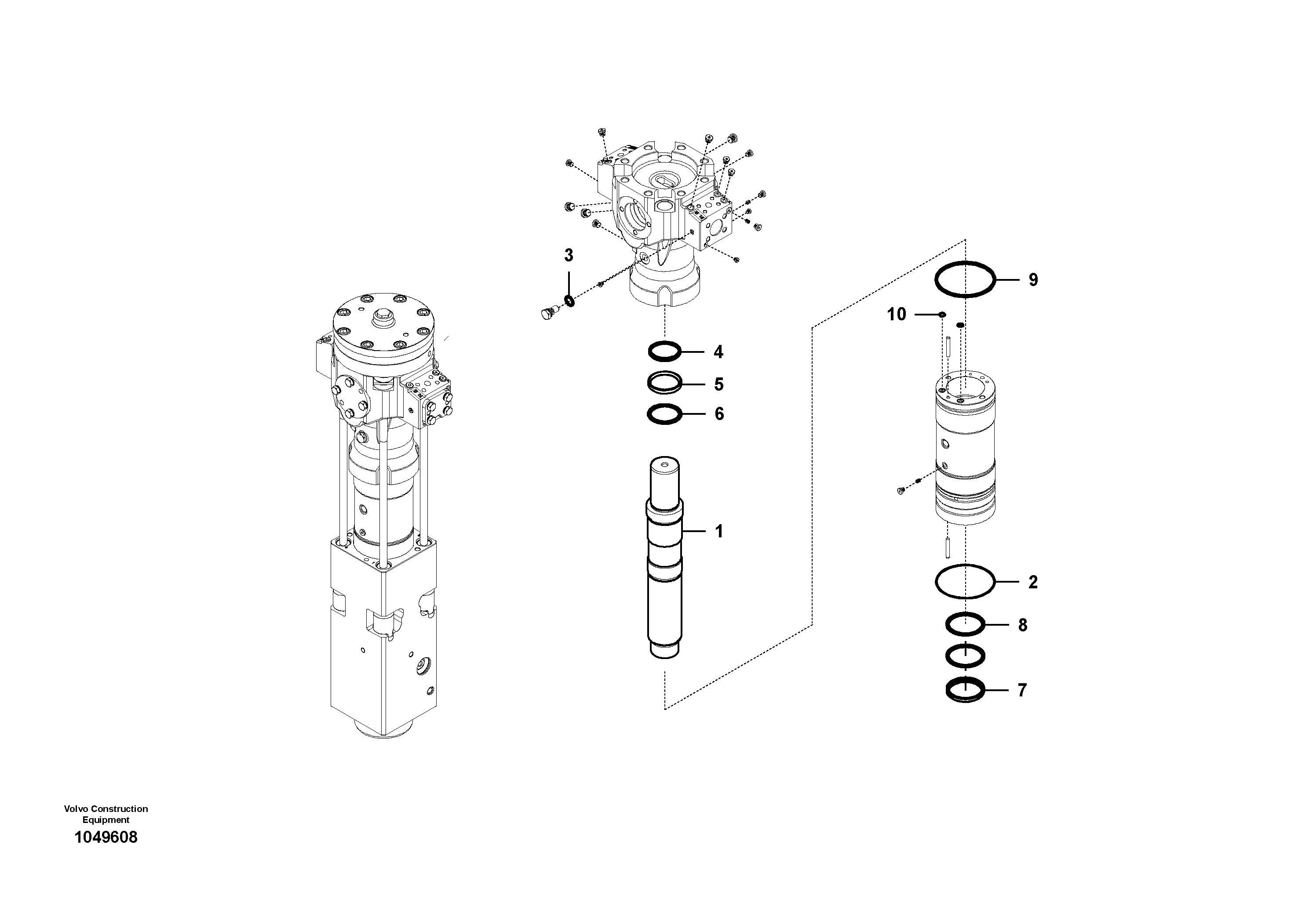 Rubber Clamp VOE17324418 VOLVO