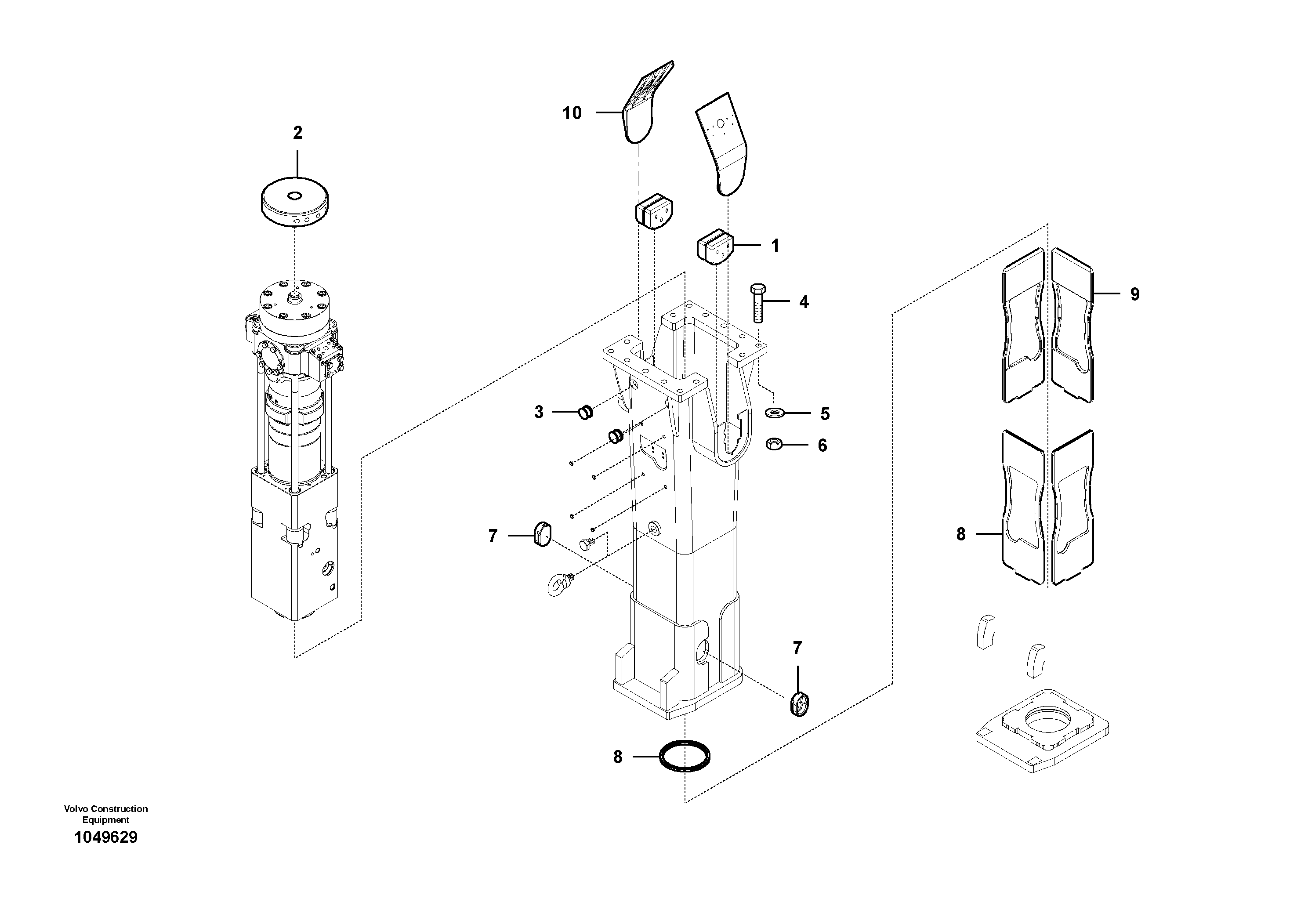 Lock Plate VOE17324673 VOLVO