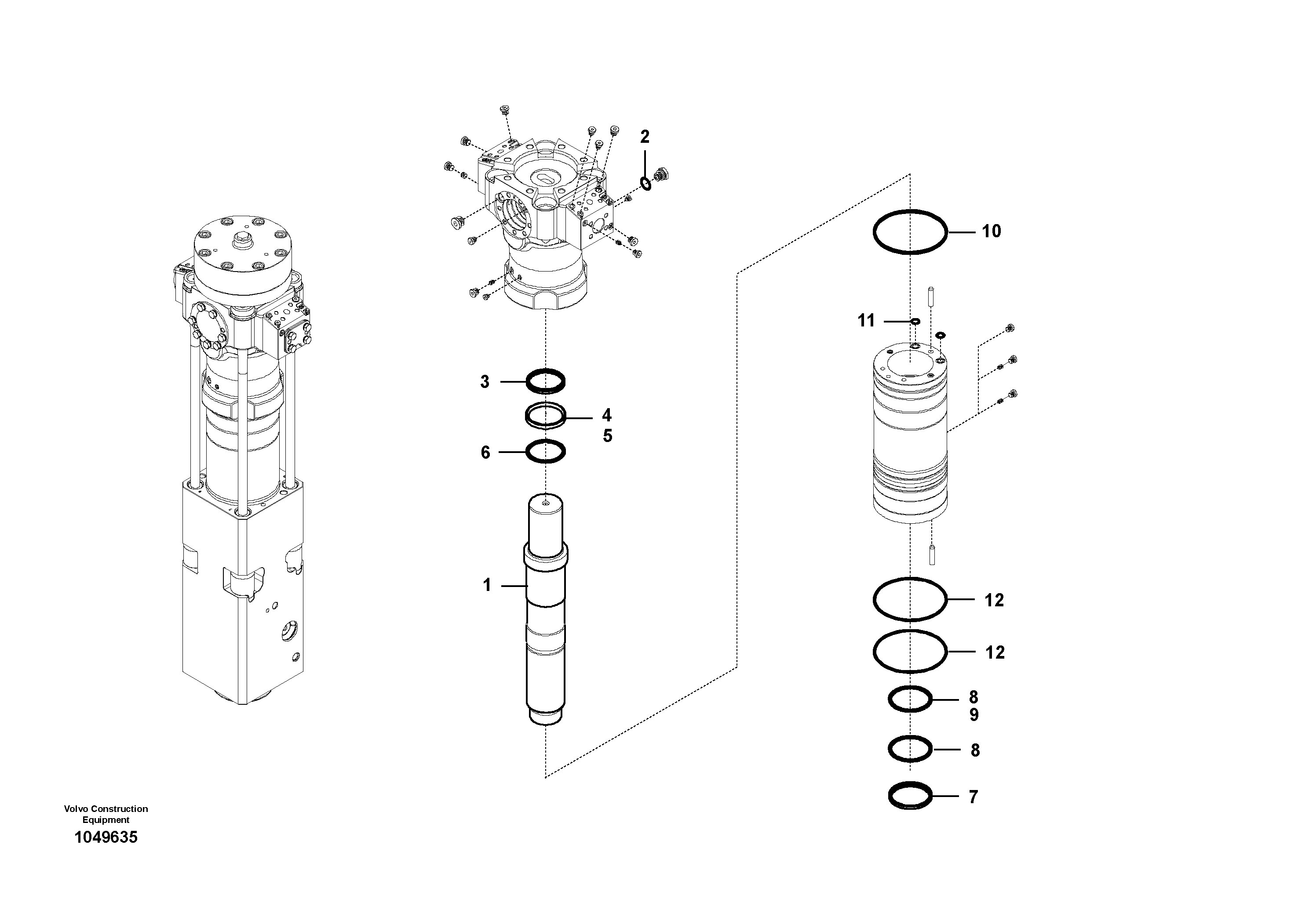 Rubber Clamp VOE17324681 VOLVO