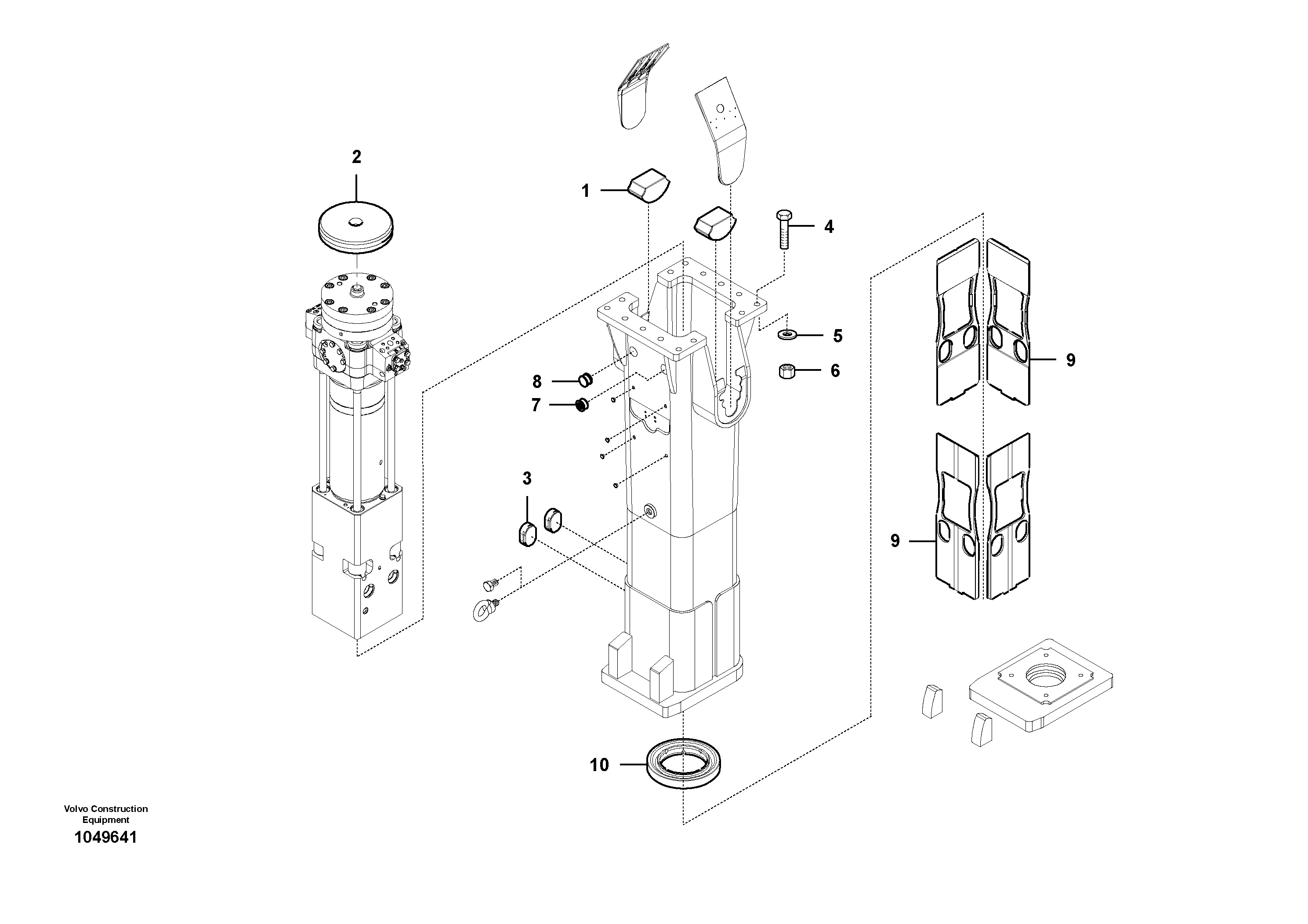 Hydraulic system, P4 VOE17325196 VOLVO