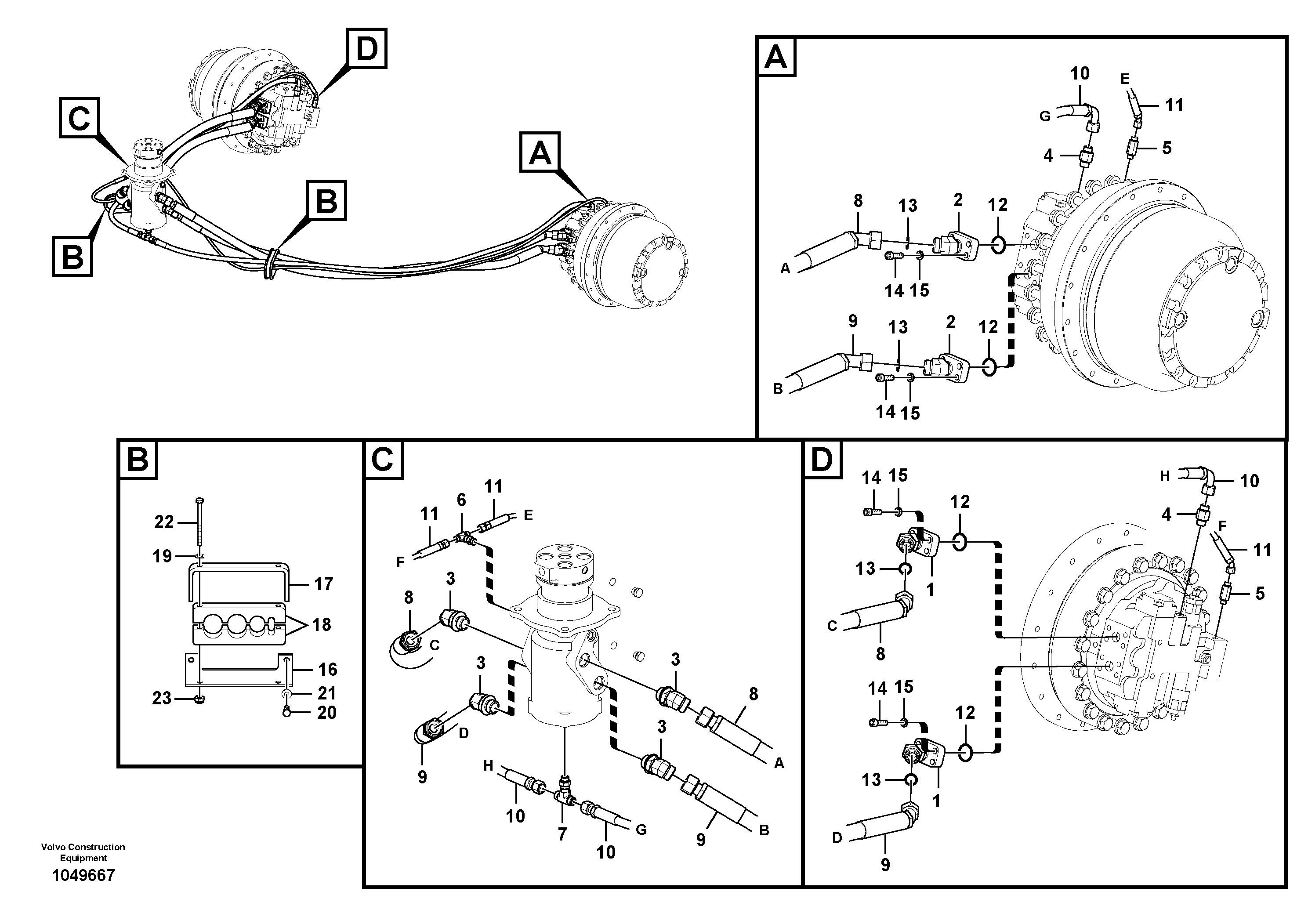 Timing gear casing VOE15800311 VOLVO