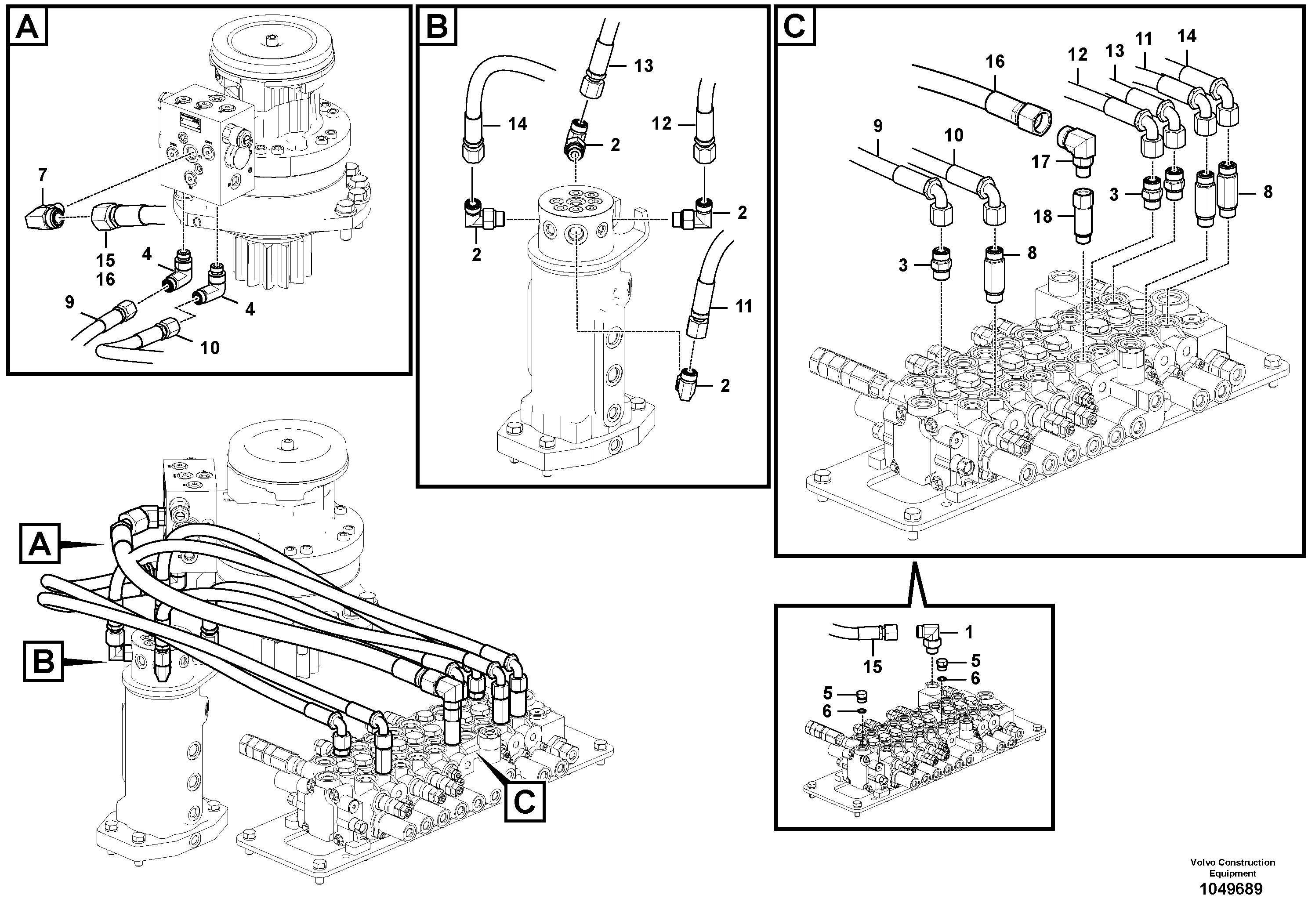 Timing gear casing VOE936927 VOLVO