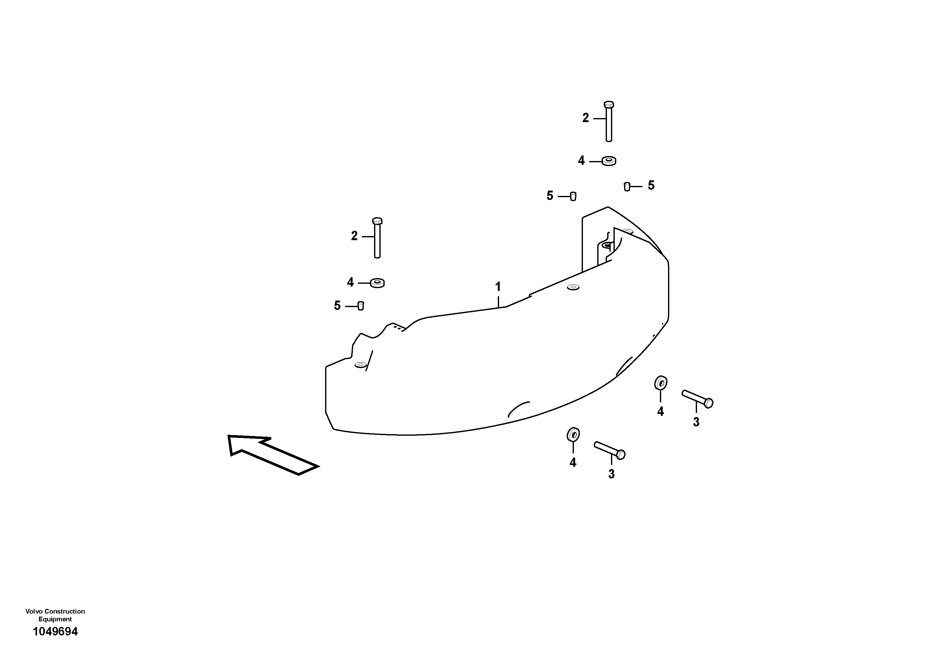Counterweight VOE14665785 VOLVO