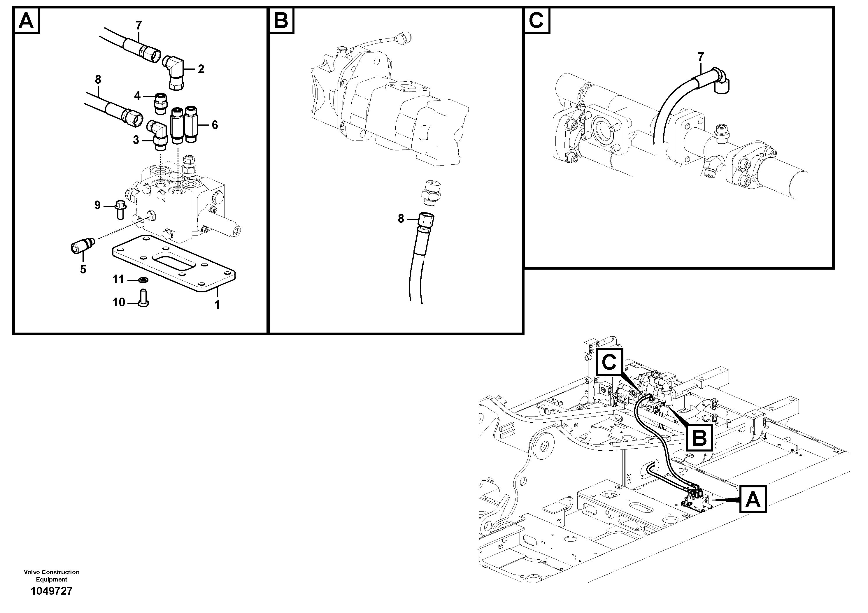 Seat frame VOE14557303 VOLVO