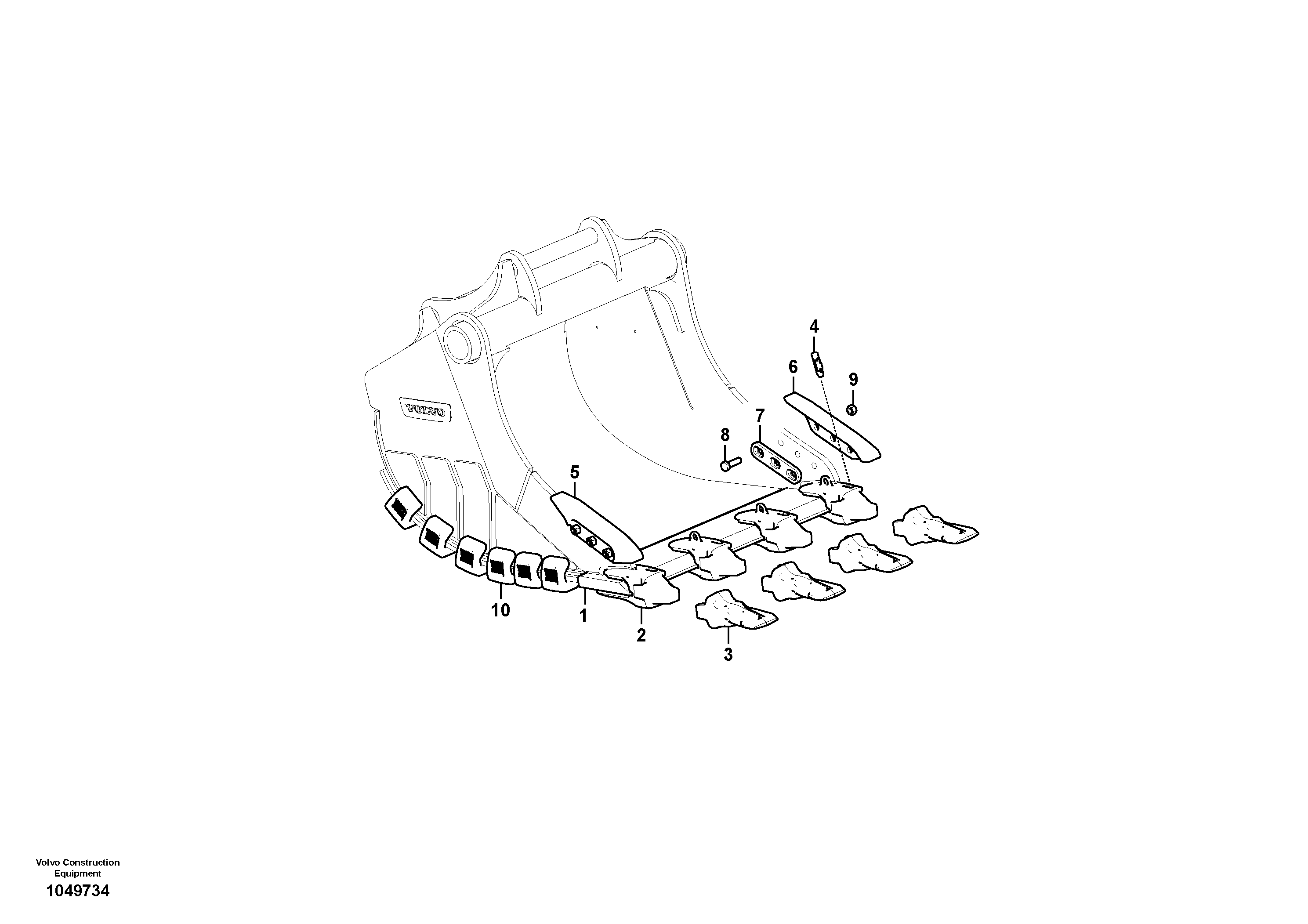 Cutting edge VOE14715203 VOLVO